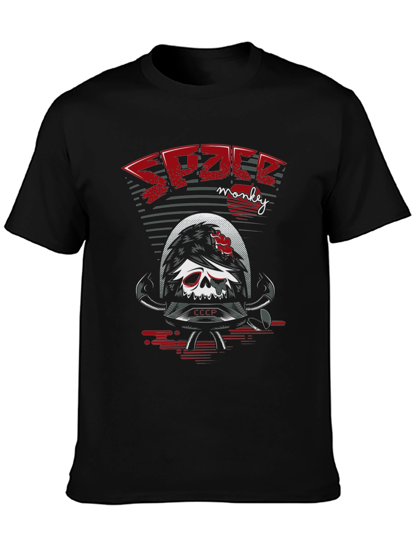 Space Monkey T-Shirt - Retro Graphic Tee