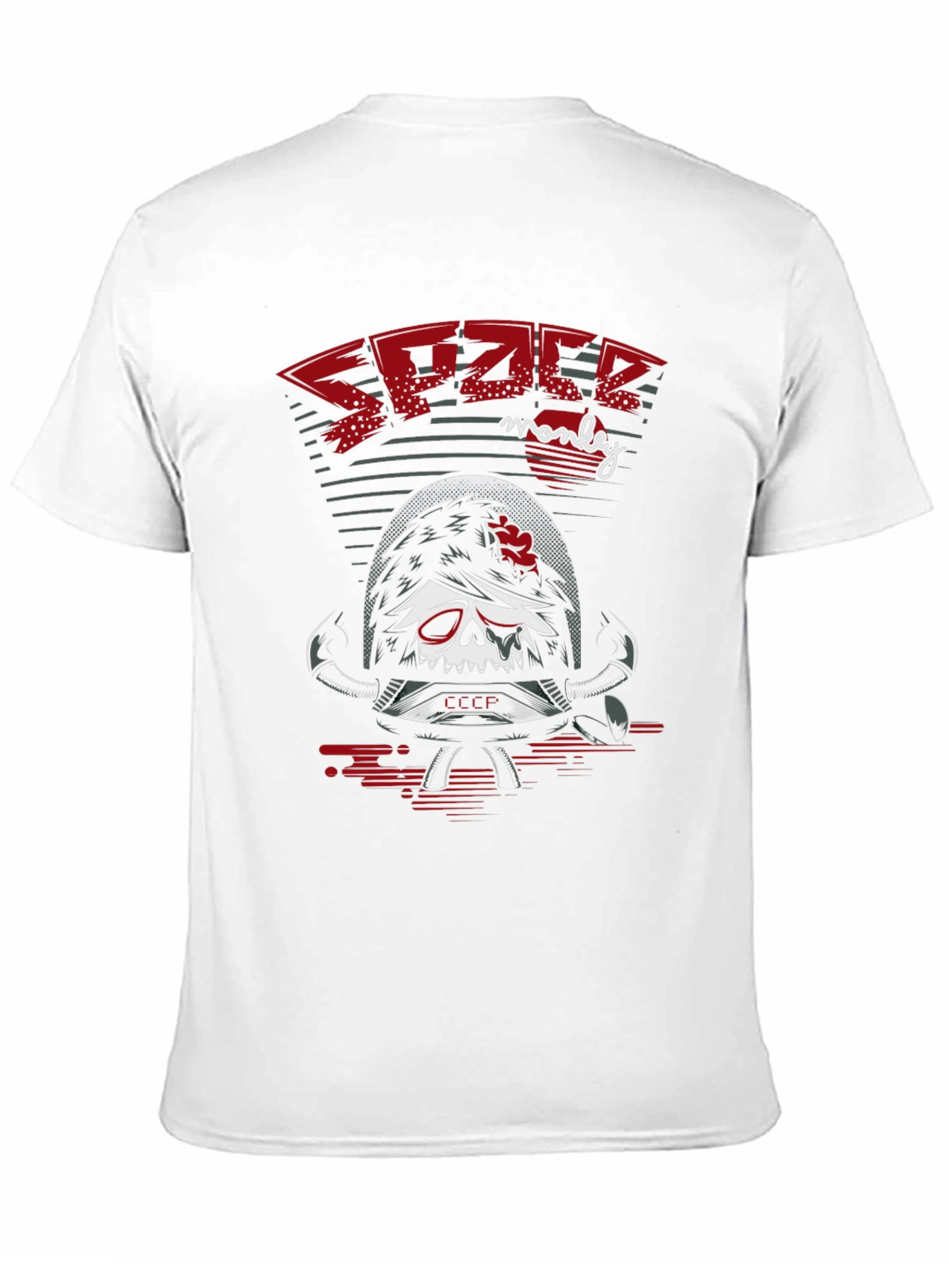 Space Monkey T-Shirt - Retro Graphic Tee