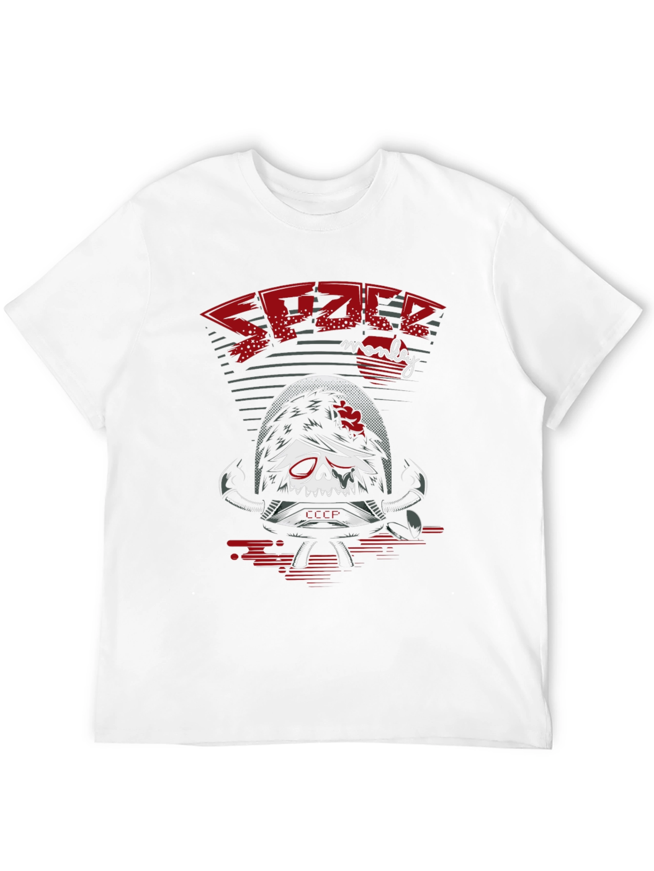Space Monkey T-Shirt - Retro Graphic Tee