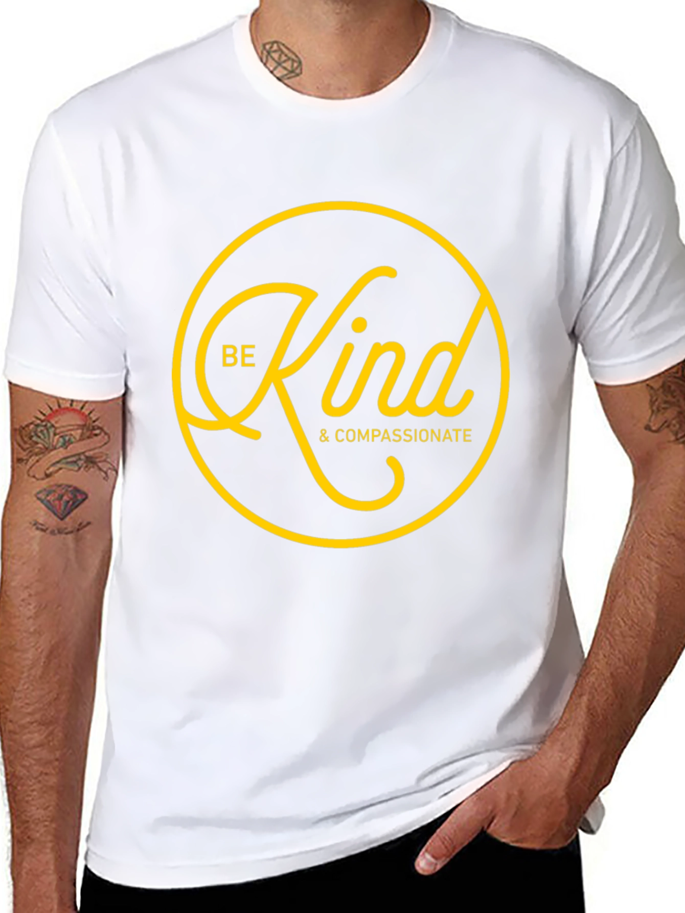 Be Kind & Compassionate Black T-Shirt