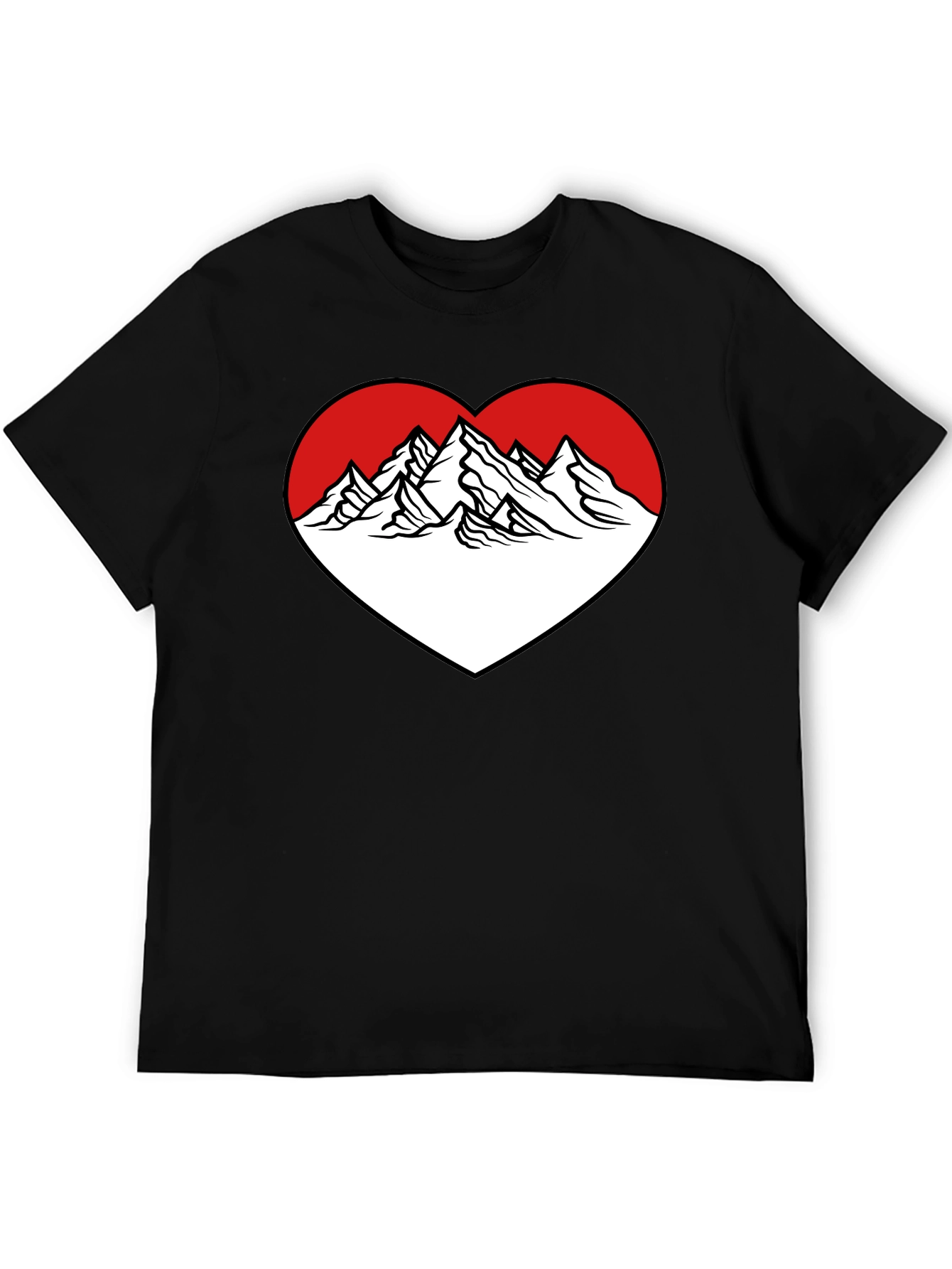 Mountain Heart Graphic Tee - Adventure Ready!