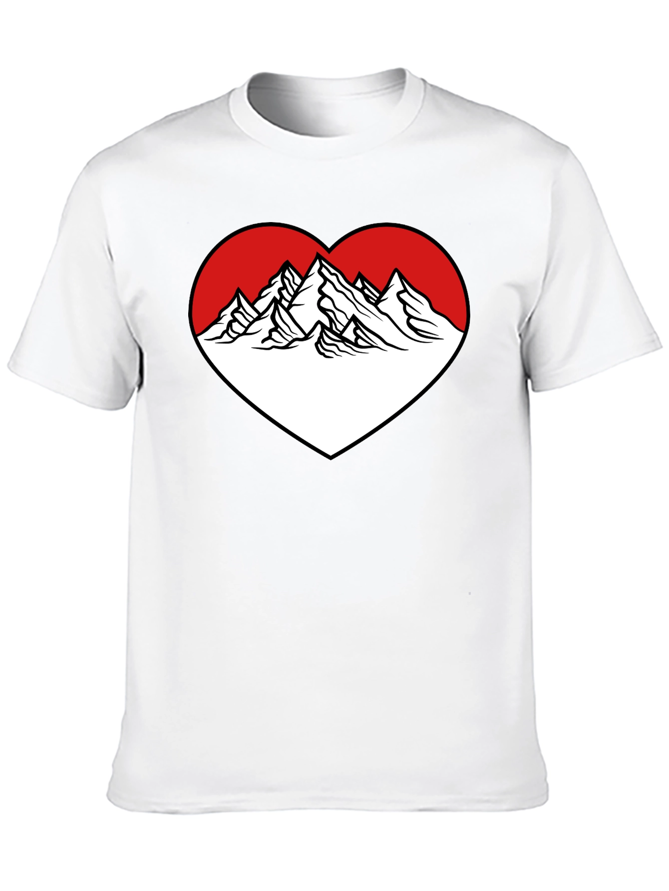Mountain Heart Graphic Tee - Adventure Ready!