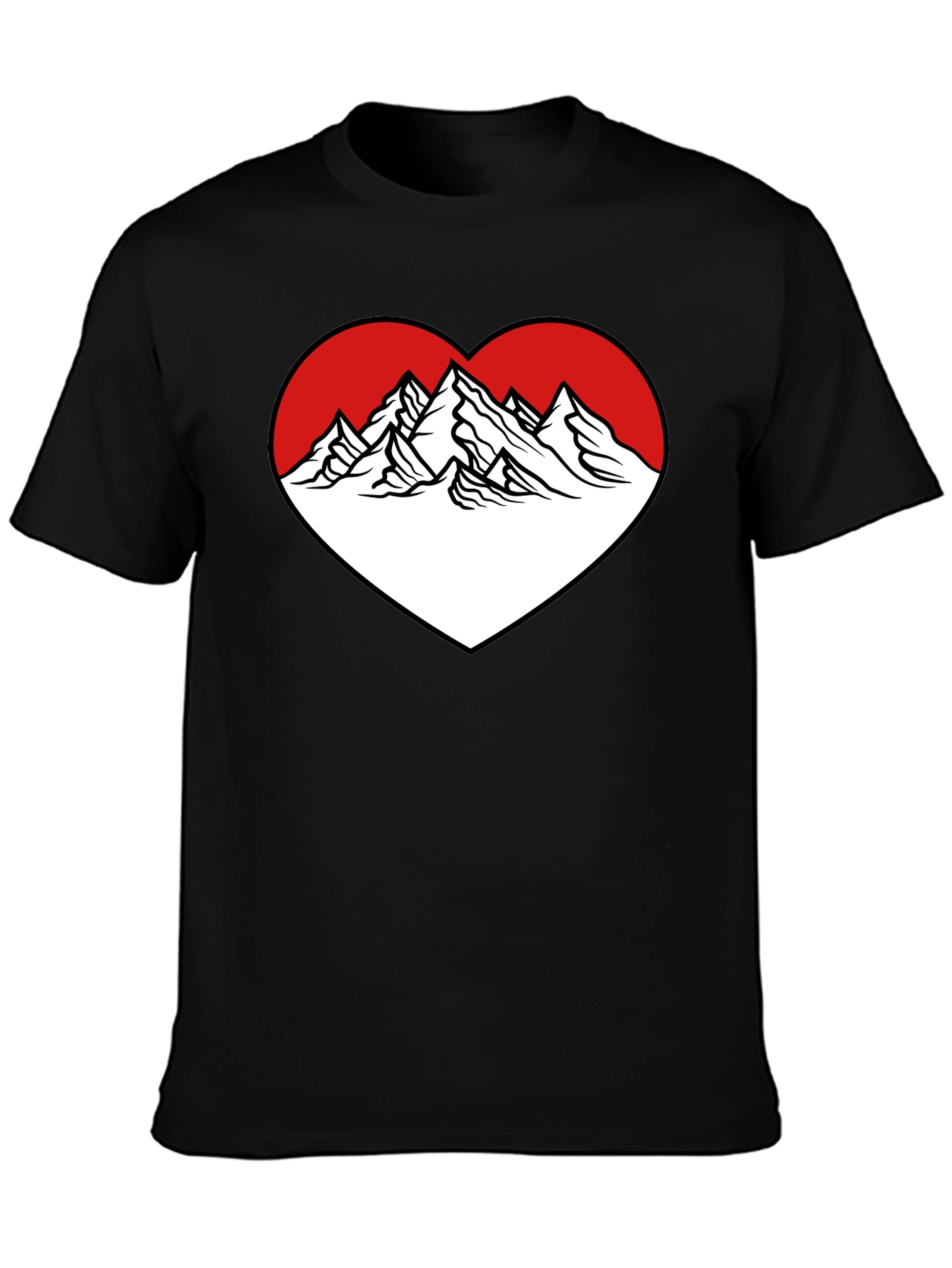 Mountain Heart Graphic Tee - Adventure Ready!
