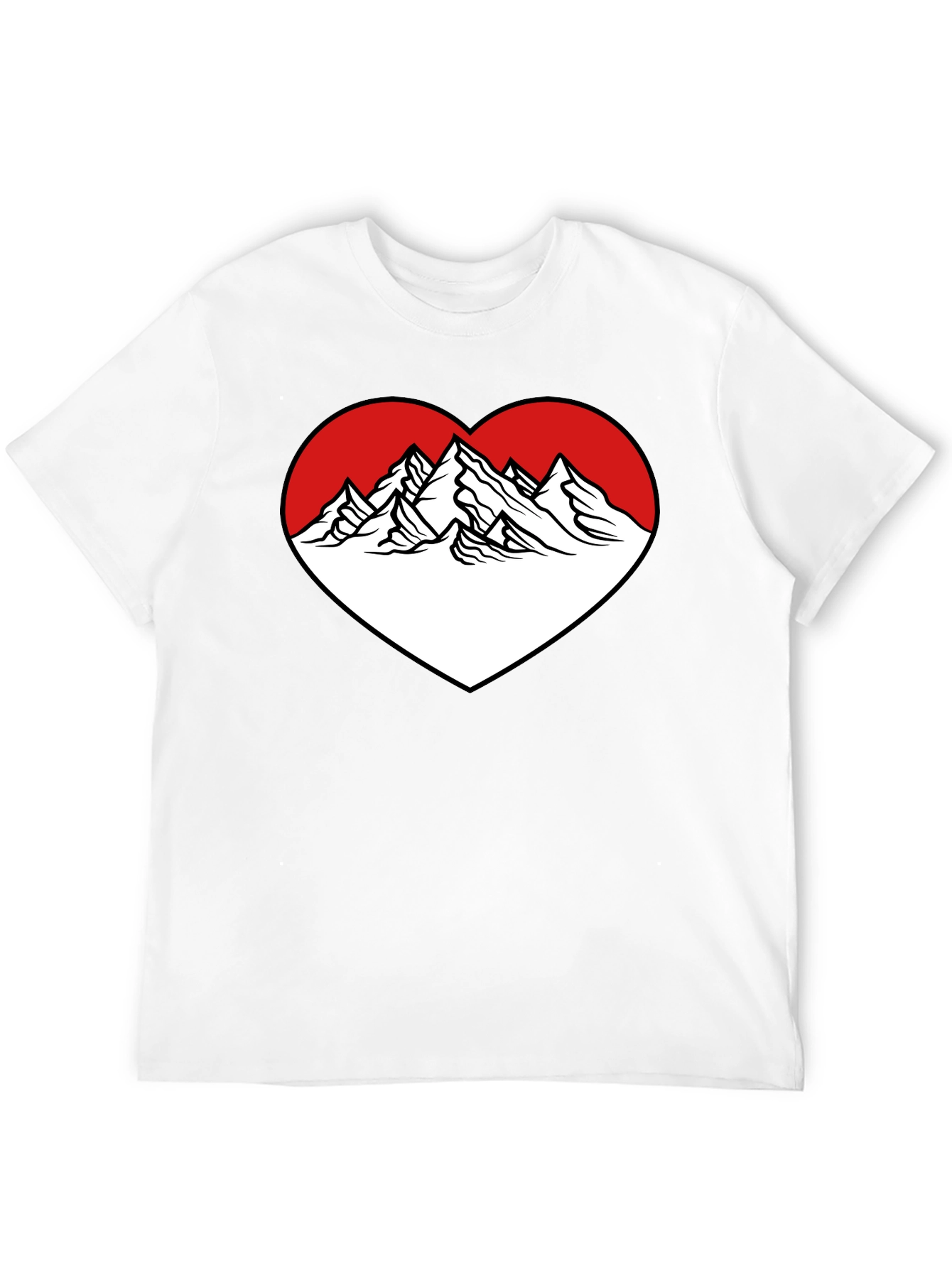 Mountain Heart Graphic Tee - Adventure Ready!