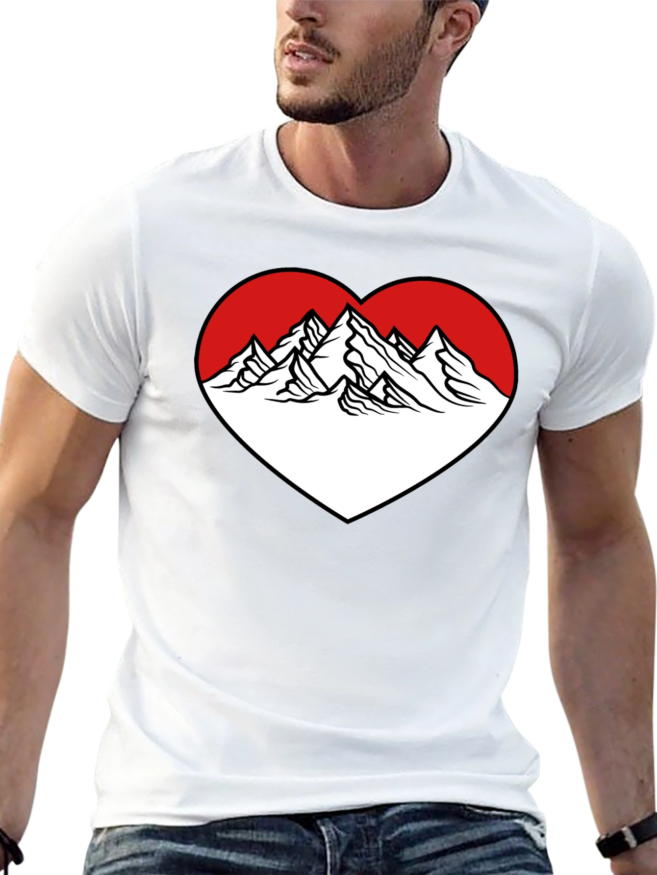 Mountain Heart Graphic Tee - Adventure Ready!