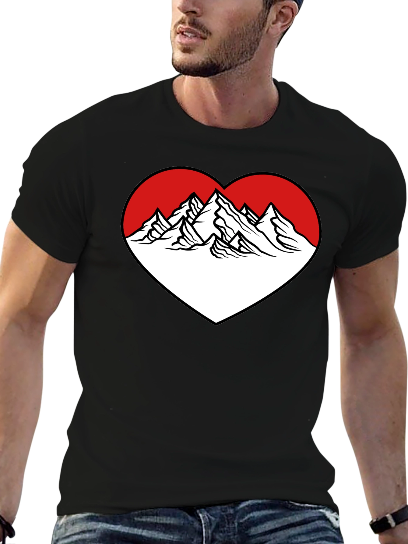 Mountain Heart Graphic Tee - Adventure Ready!
