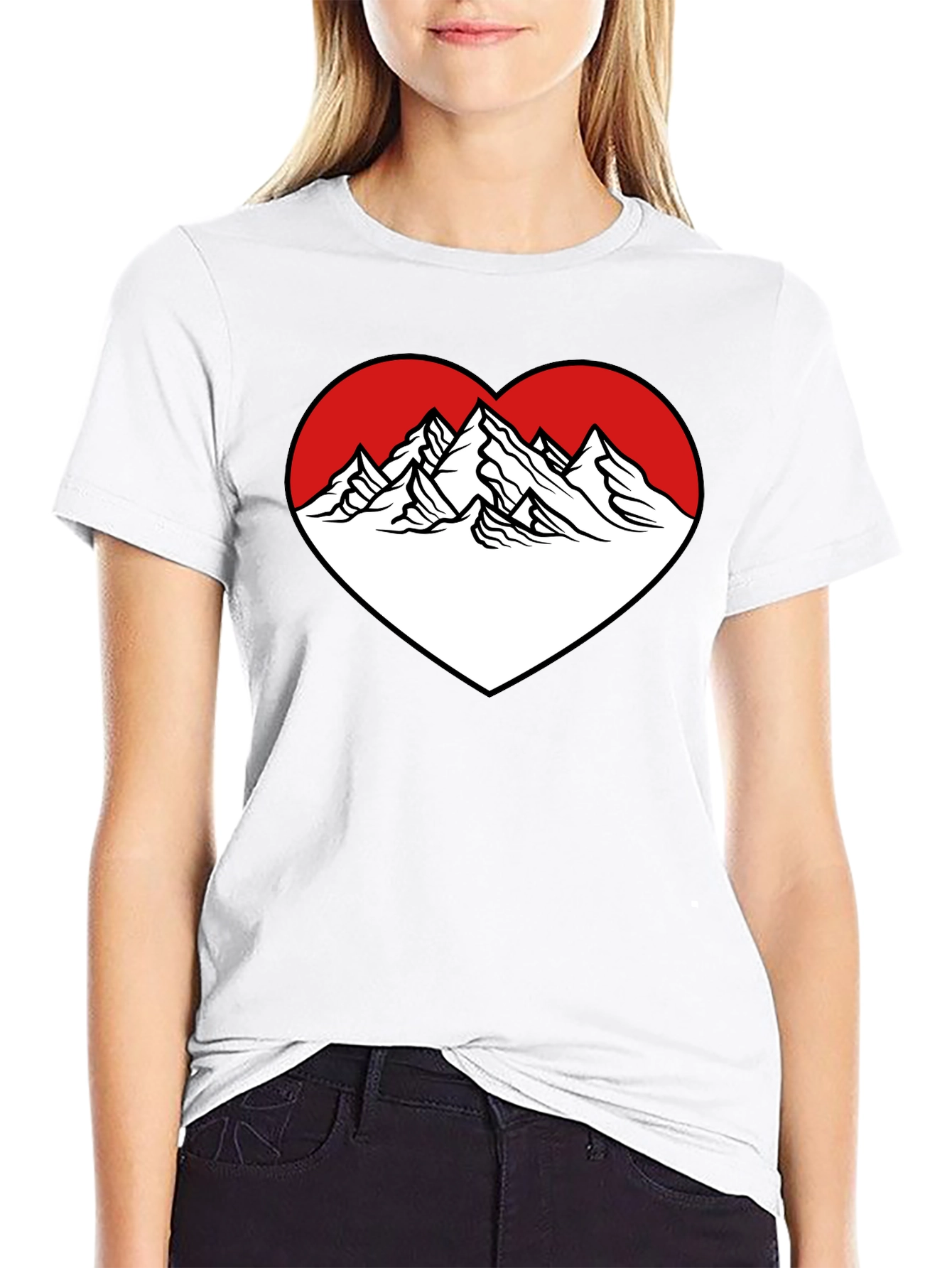 Mountain Heart Graphic Tee - Adventure Ready!