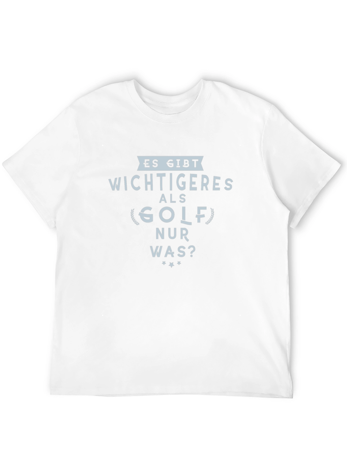 Funny Golf T-Shirt: Es Gibt Wichtigeres Als Golf