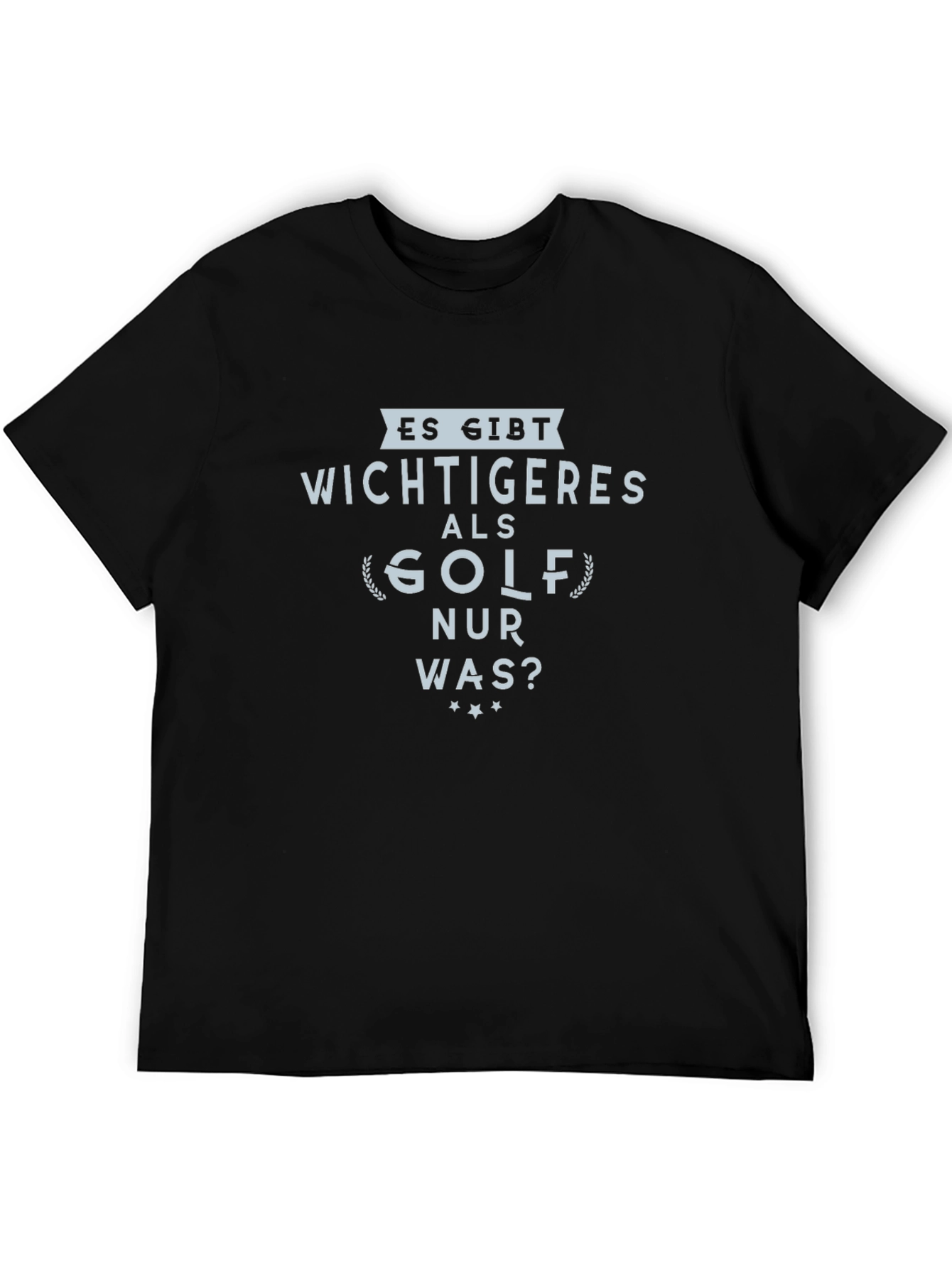 Funny Golf T-Shirt: Es Gibt Wichtigeres Als Golf