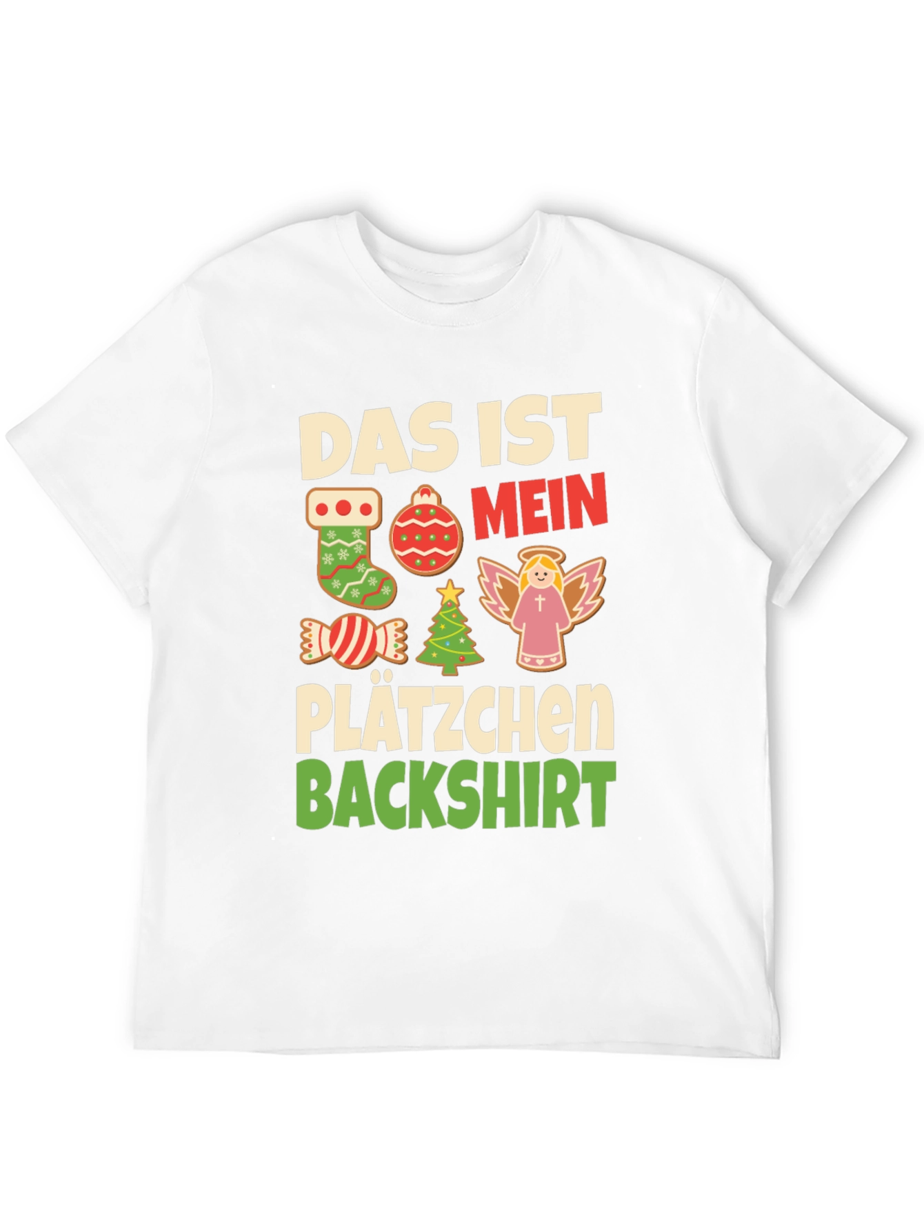 Christmas Cookies T-Shirt - Das Ist Mein Plätzchen Backshirt