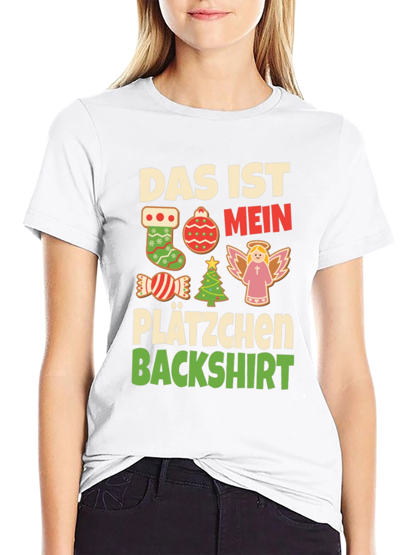 Christmas Cookies T-Shirt - Das Ist Mein Plätzchen Backshirt
