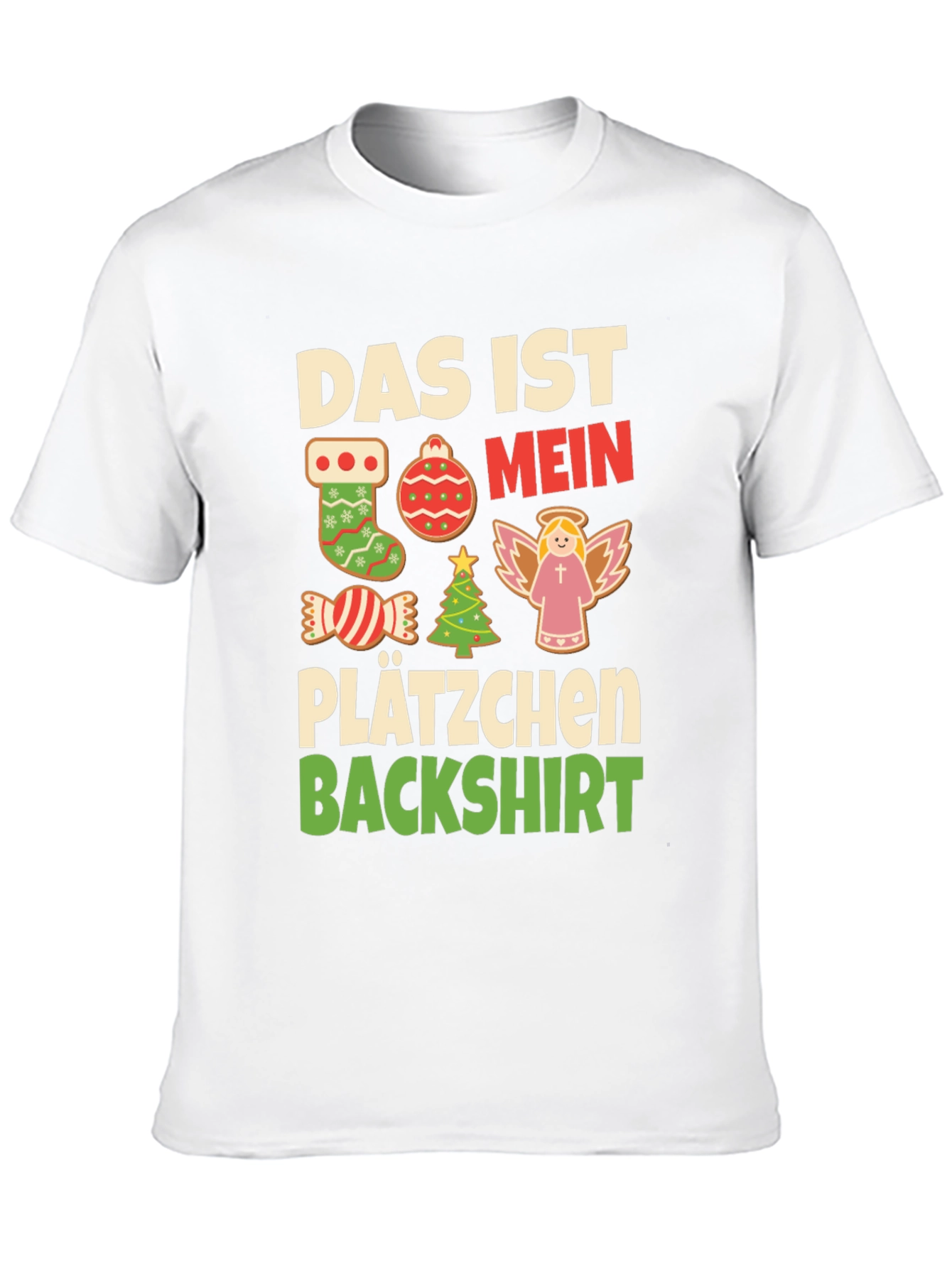 Christmas Cookies T-Shirt - Das Ist Mein Plätzchen Backshirt