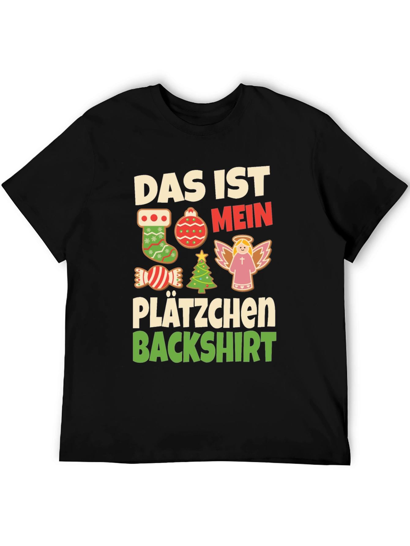 Christmas Cookies T-Shirt - Das Ist Mein Plätzchen Backshirt