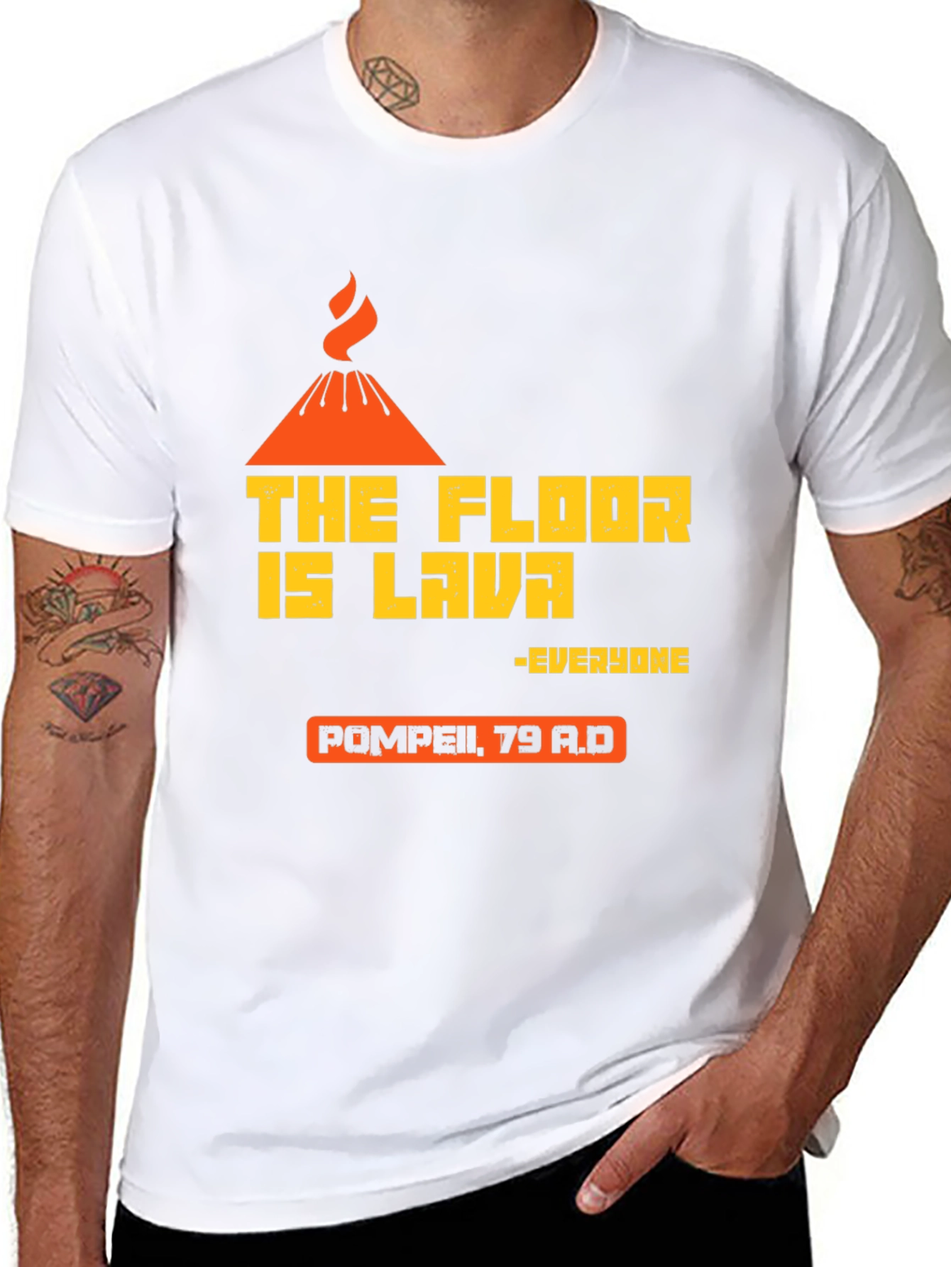 The Floor is Lava Pompeii T-Shirt