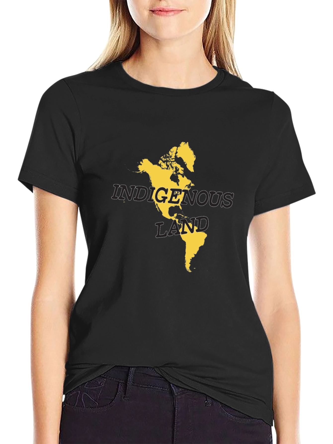 Indigenous Land Black T-Shirt