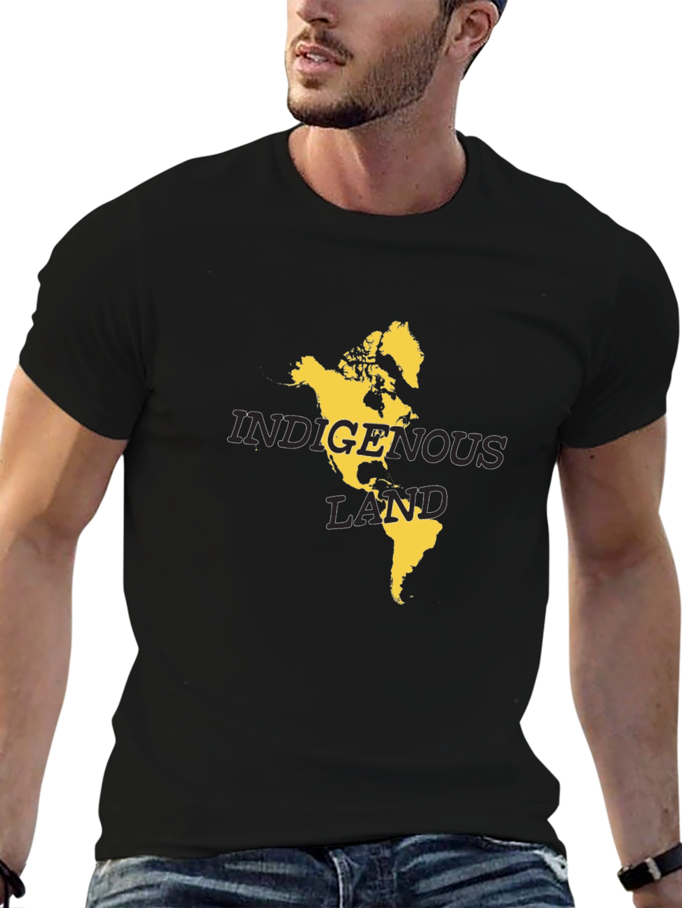Indigenous Land Black T-Shirt
