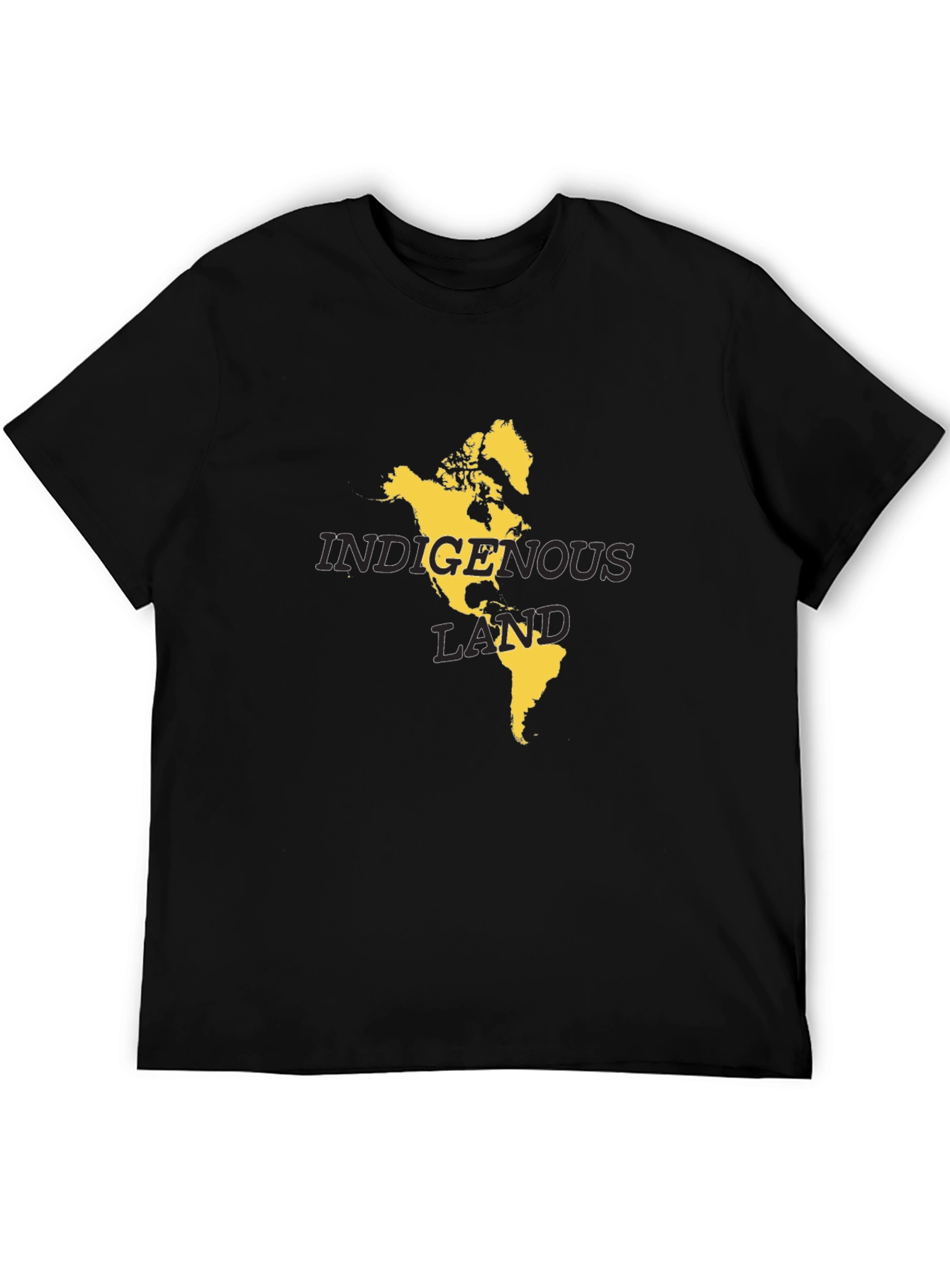 Indigenous Land Black T-Shirt