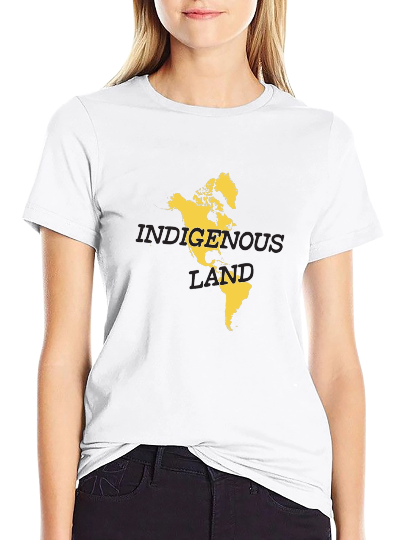 Indigenous Land Black T-Shirt