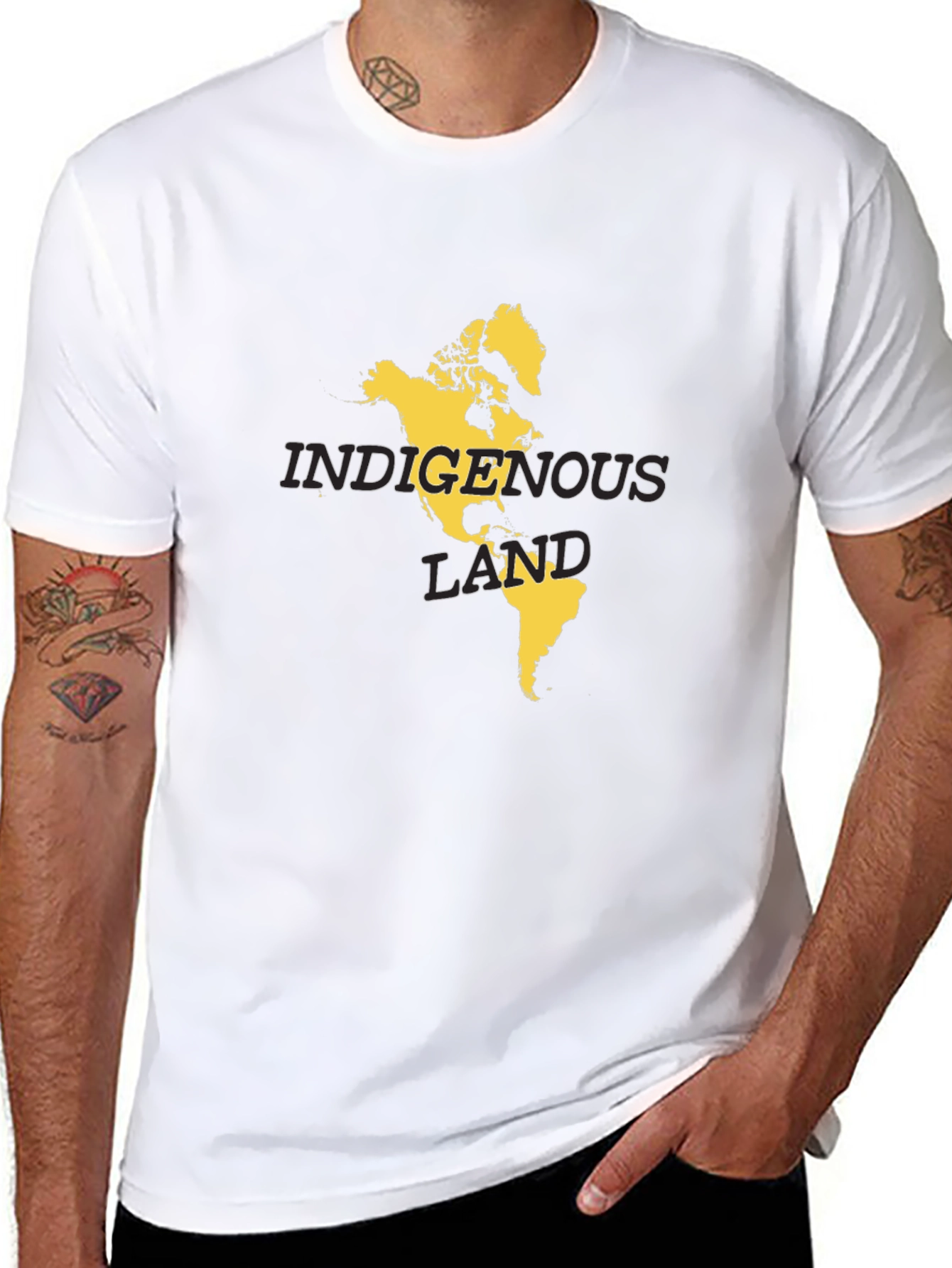 Indigenous Land Black T-Shirt