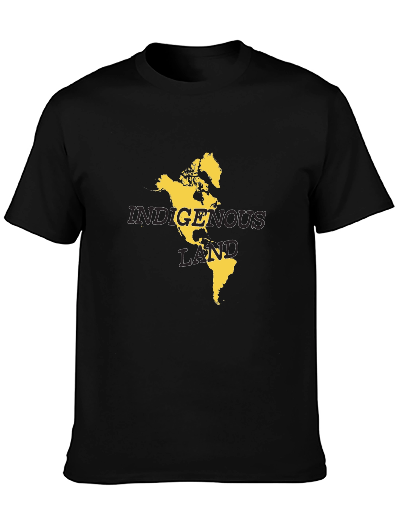 Indigenous Land Black T-Shirt