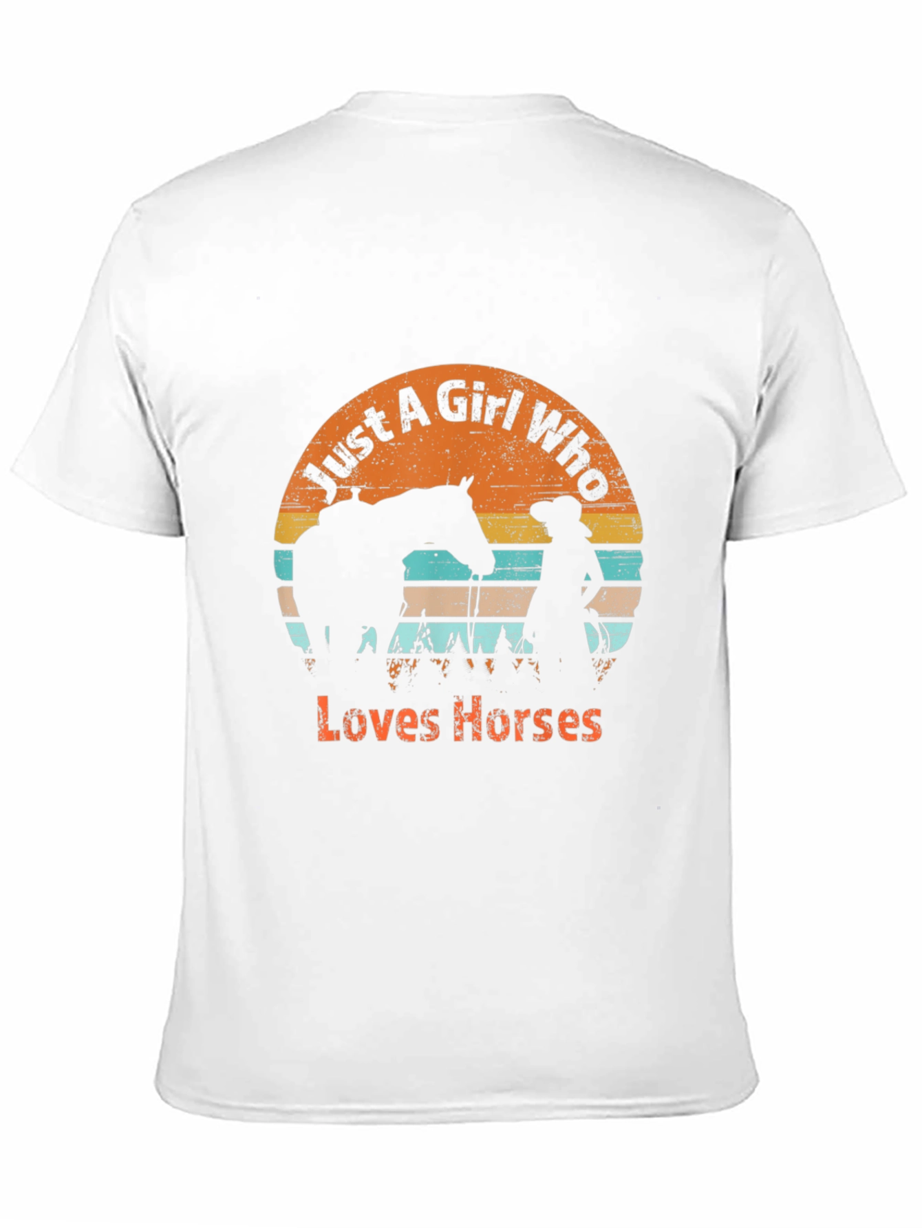 Just A Girl Who Loves Horses Graphic T-Shirt