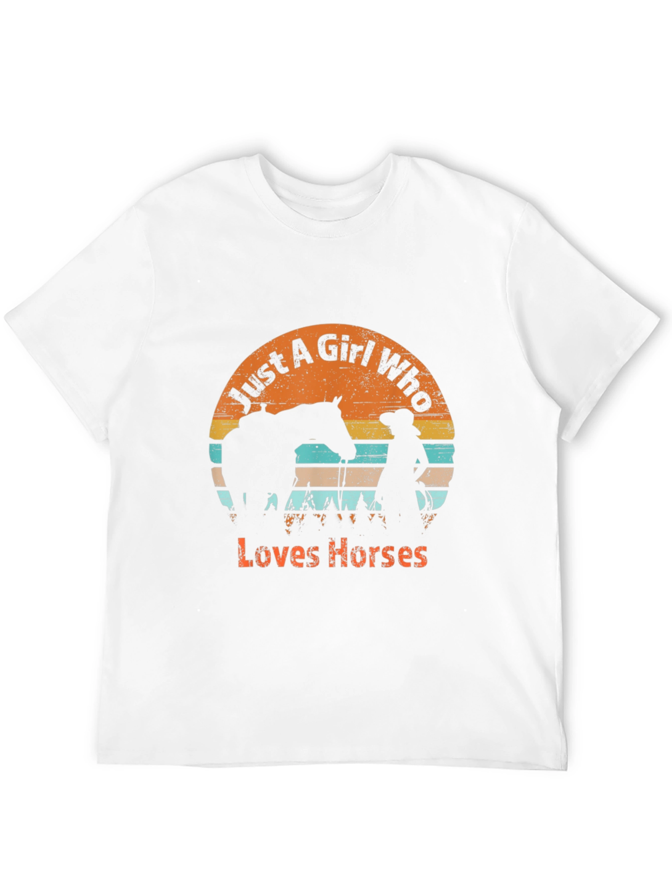 Just A Girl Who Loves Horses Graphic T-Shirt