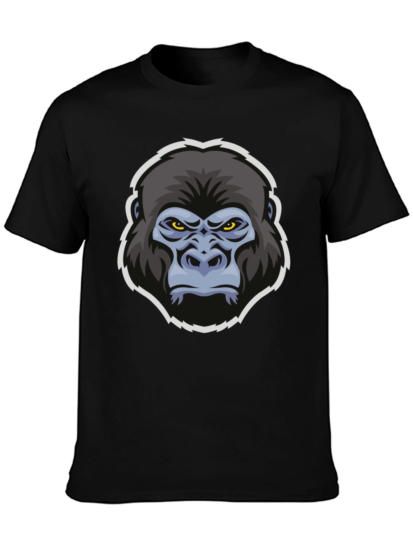 Gorilla Graphic T-Shirt - Bold Animal Print Tee