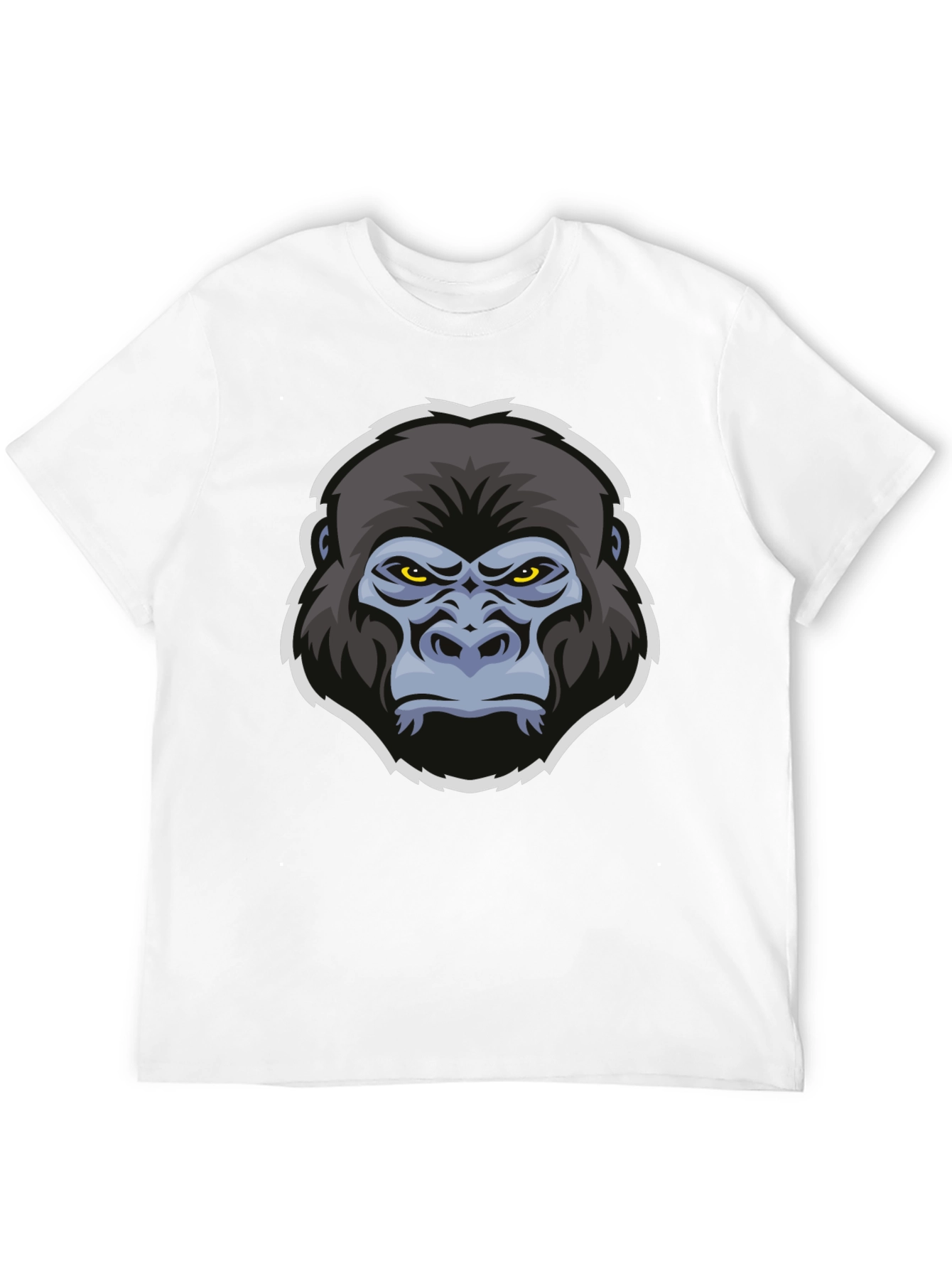 Gorilla Graphic T-Shirt - Bold Animal Print Tee