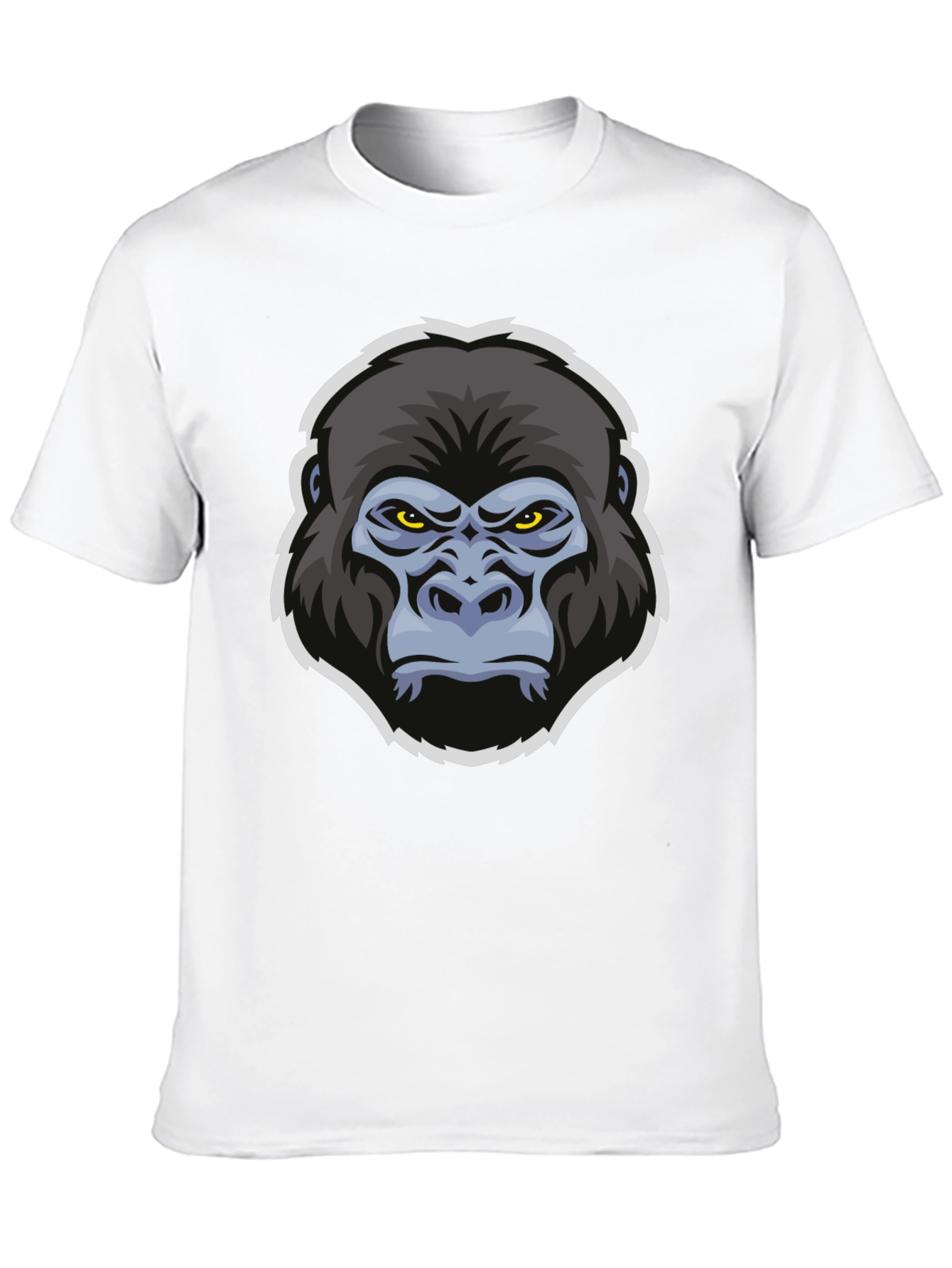 Gorilla Graphic T-Shirt - Bold Animal Print Tee
