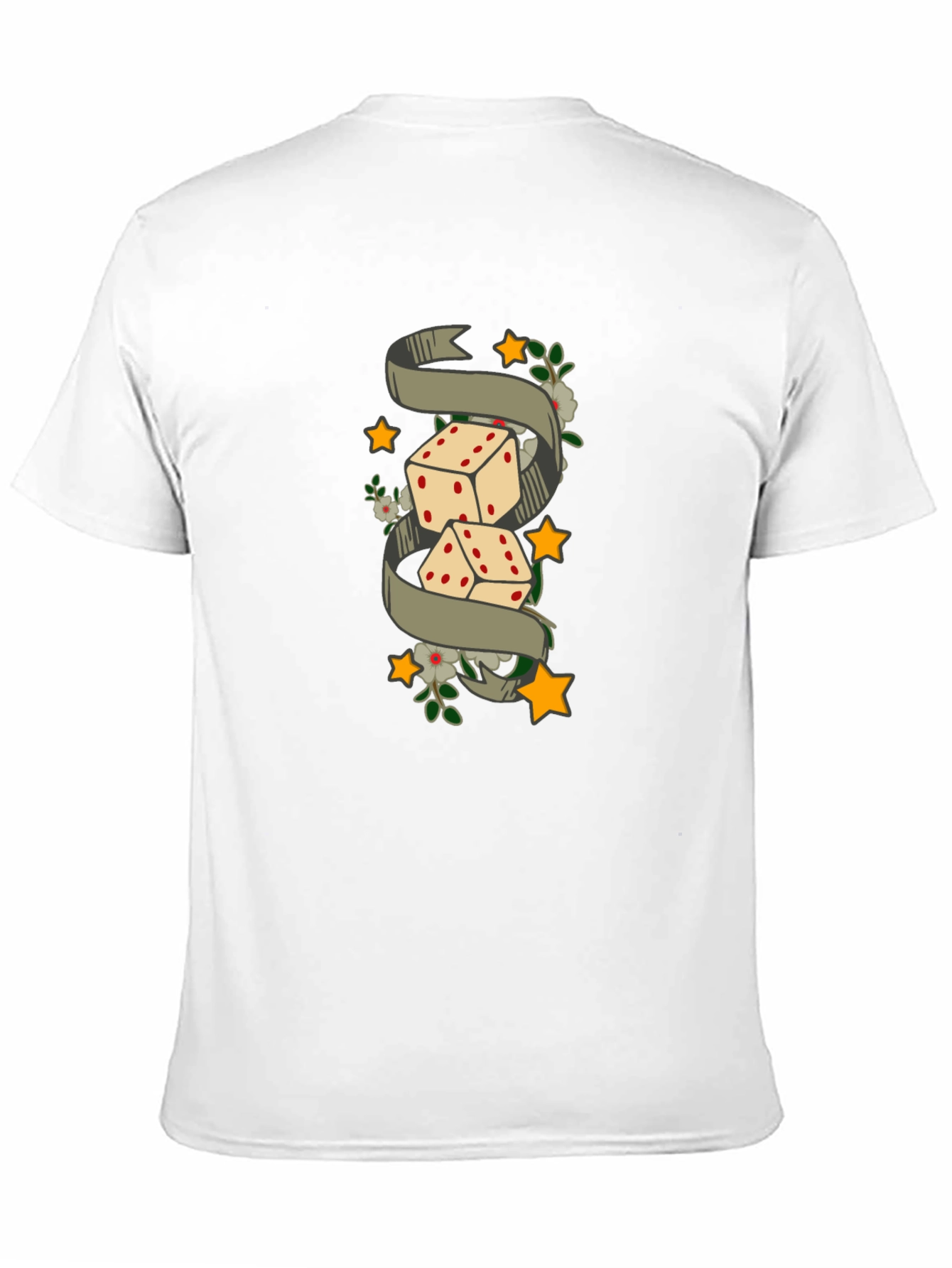Dice Tattoo Style T-Shirt