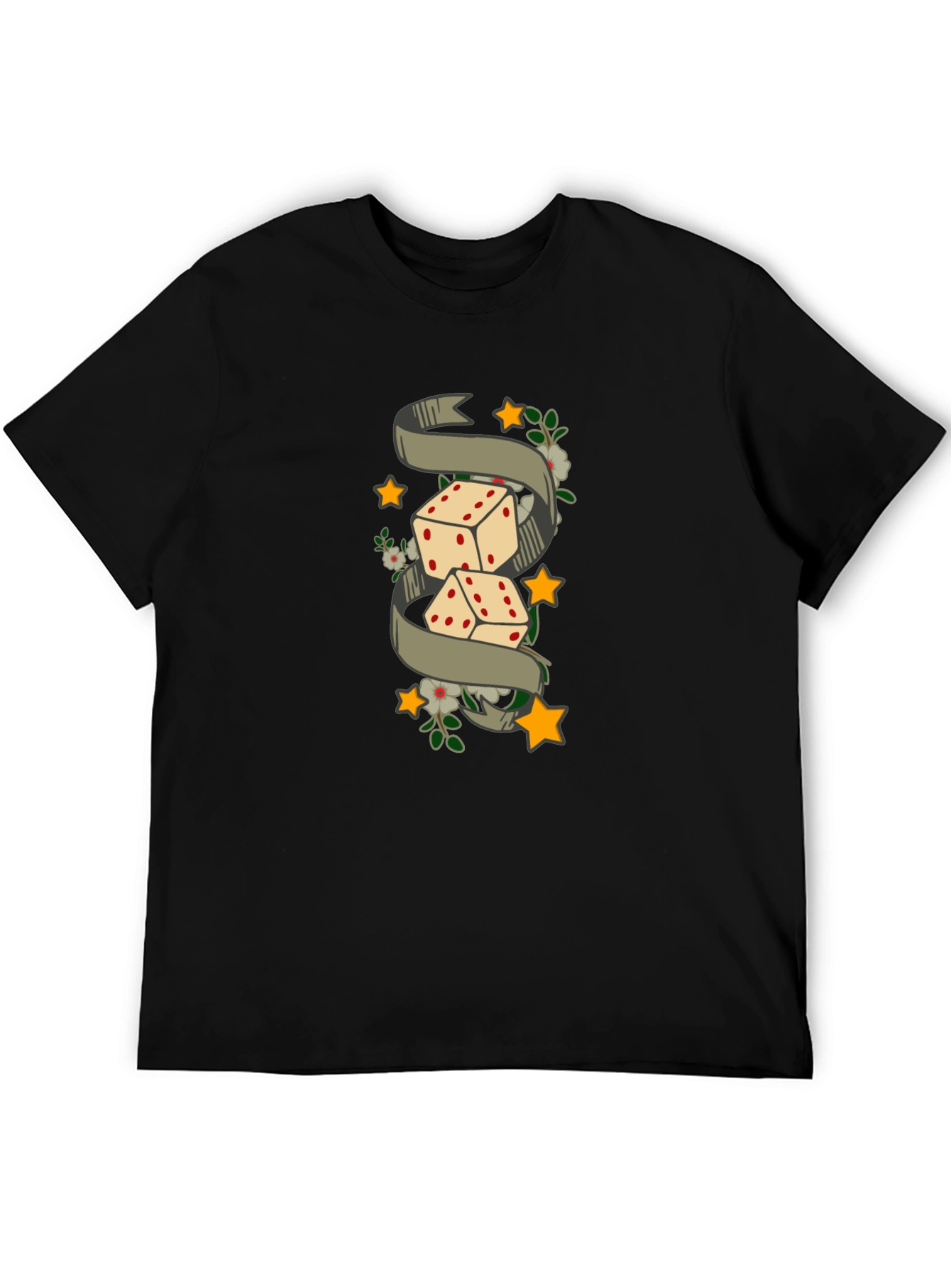 Dice Tattoo Style T-Shirt