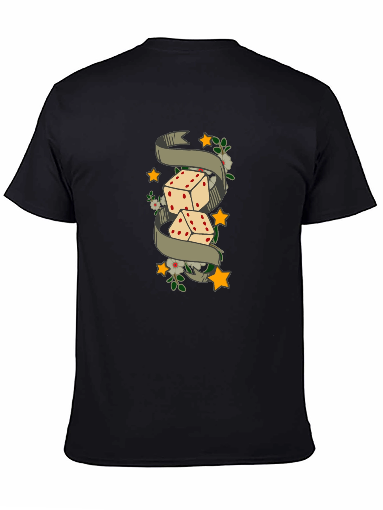Dice Tattoo Style T-Shirt