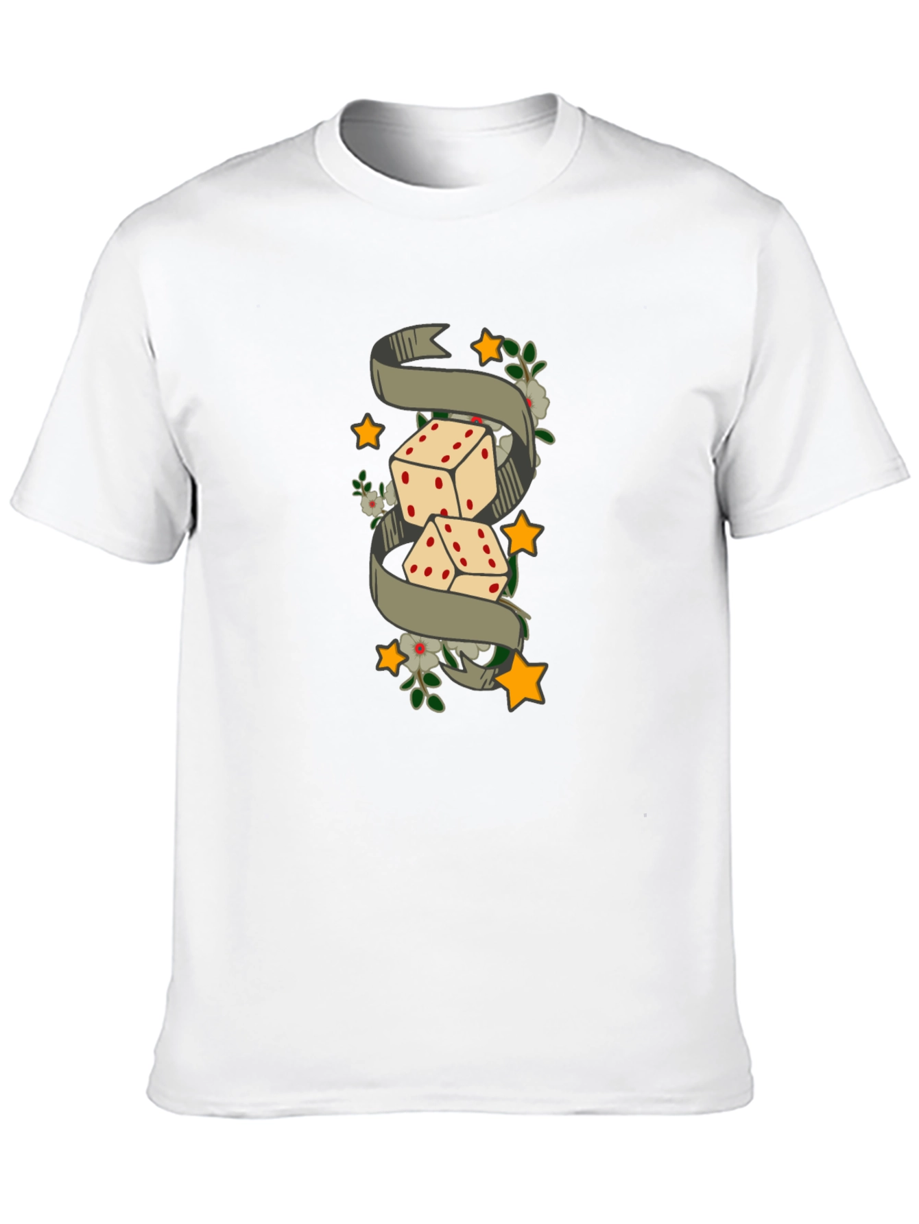 Dice Tattoo Style T-Shirt