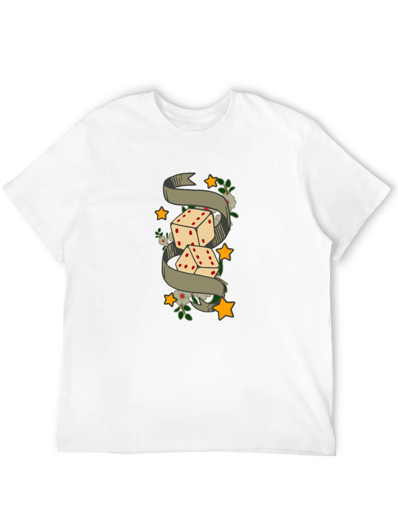 Dice Tattoo Style T-Shirt