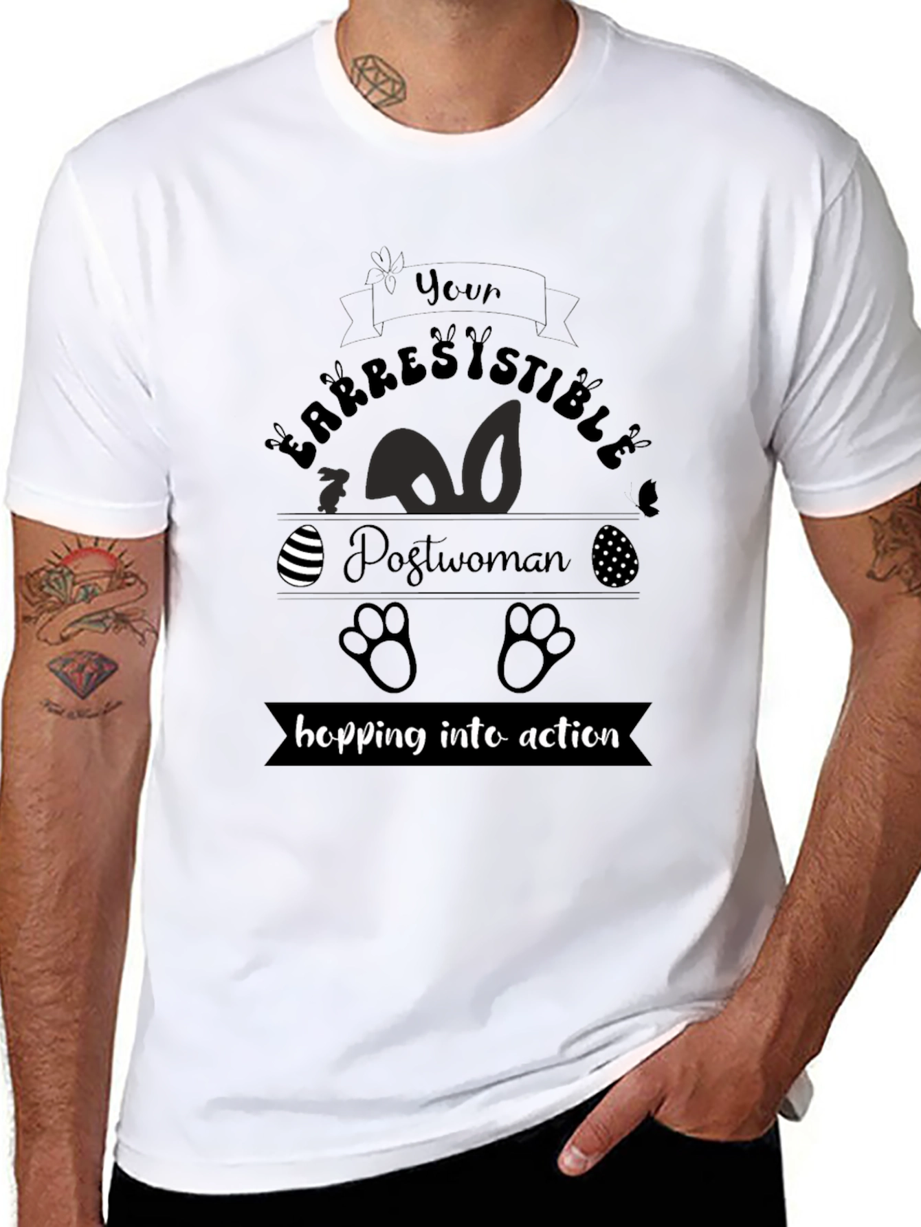 Irresistible Postwoman Easter T-Shirt