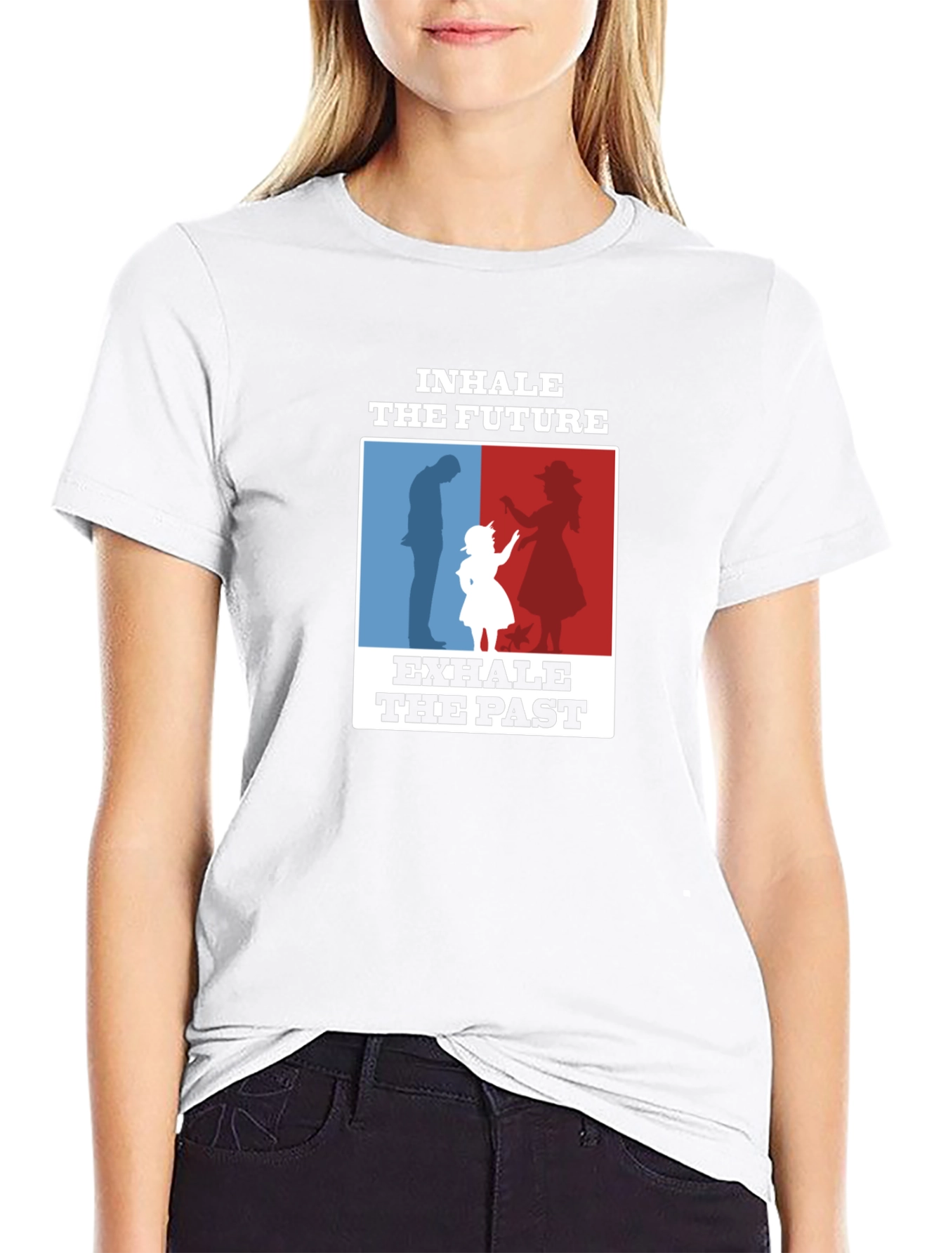 Inhale the Future Exhale the Past Graphic T-Shirt