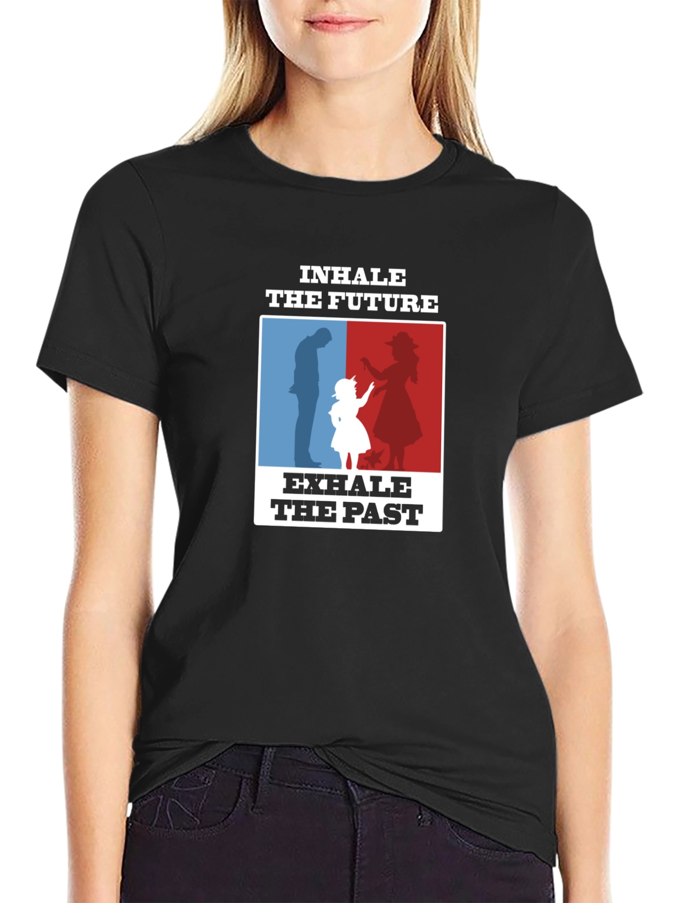 Inhale the Future Exhale the Past Graphic T-Shirt