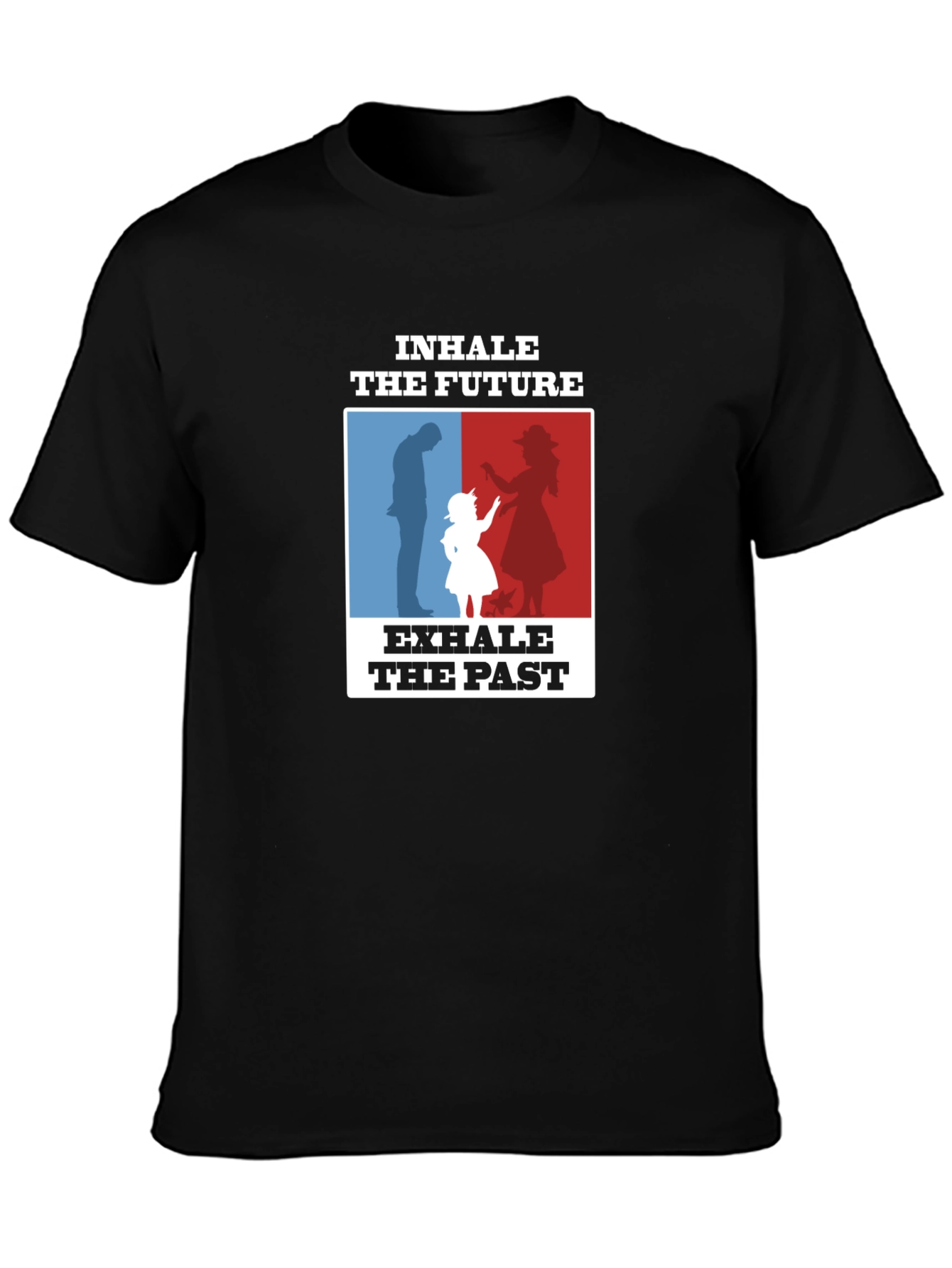Inhale the Future Exhale the Past Graphic T-Shirt