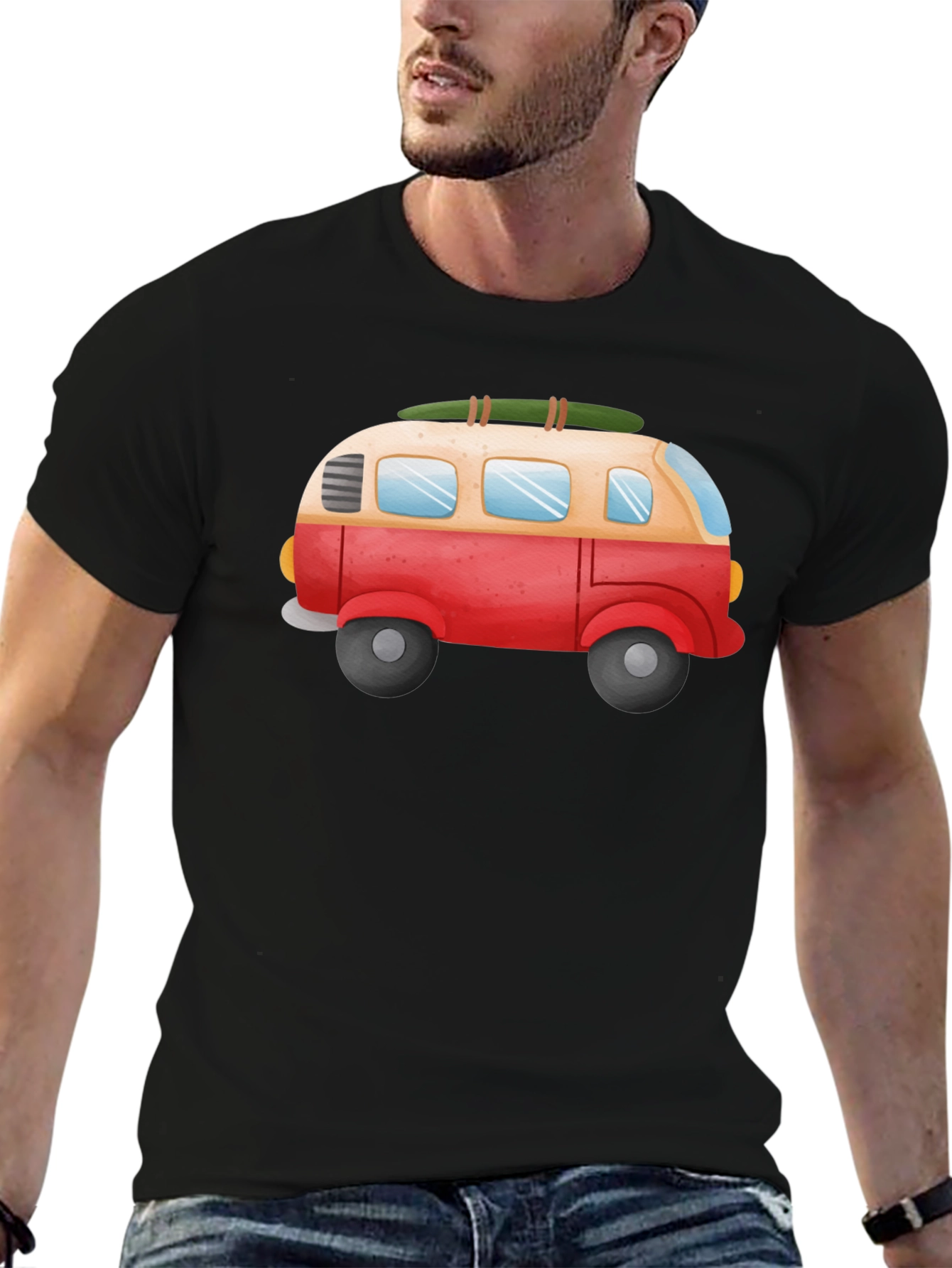 Retro Camper Van Graphic Tee - Vacation Vibes!
