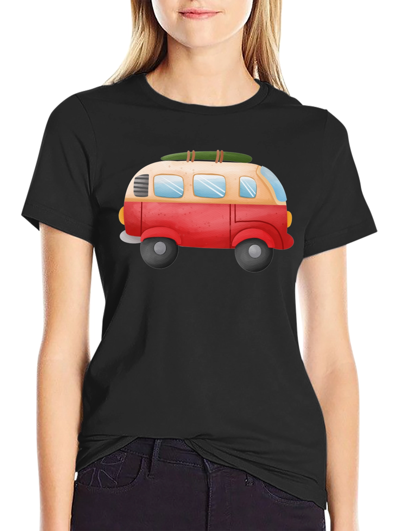 Retro Camper Van Graphic Tee - Vacation Vibes!