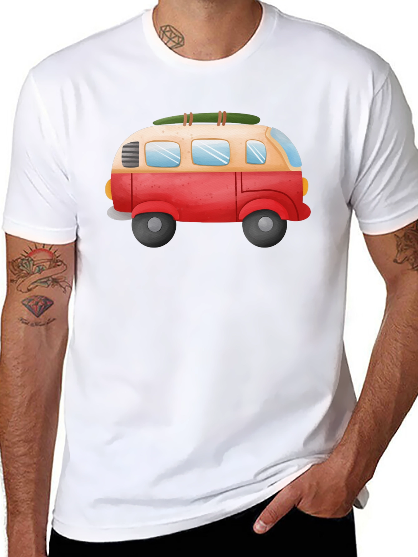 Retro Camper Van Graphic Tee - Vacation Vibes!