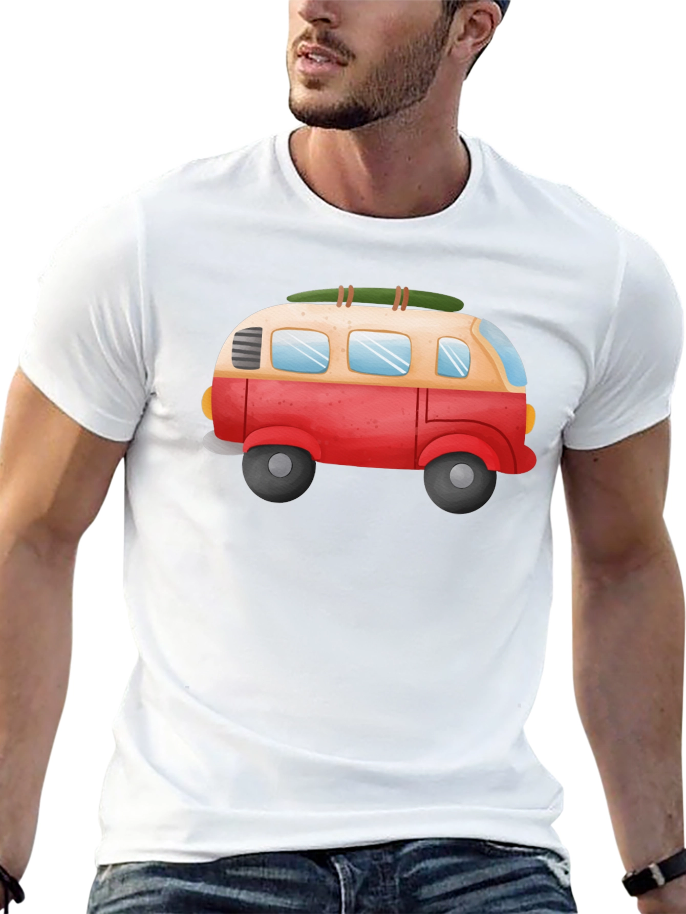 Retro Camper Van Graphic Tee - Vacation Vibes!