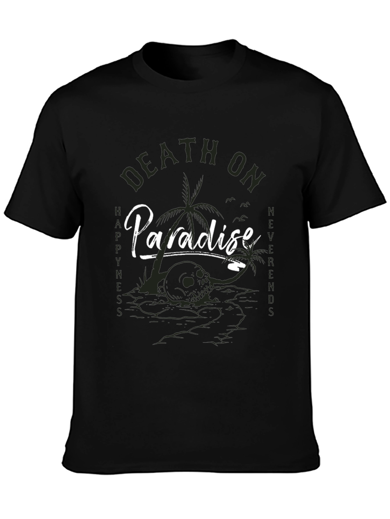 Death On Paradise Graphic T-Shirt