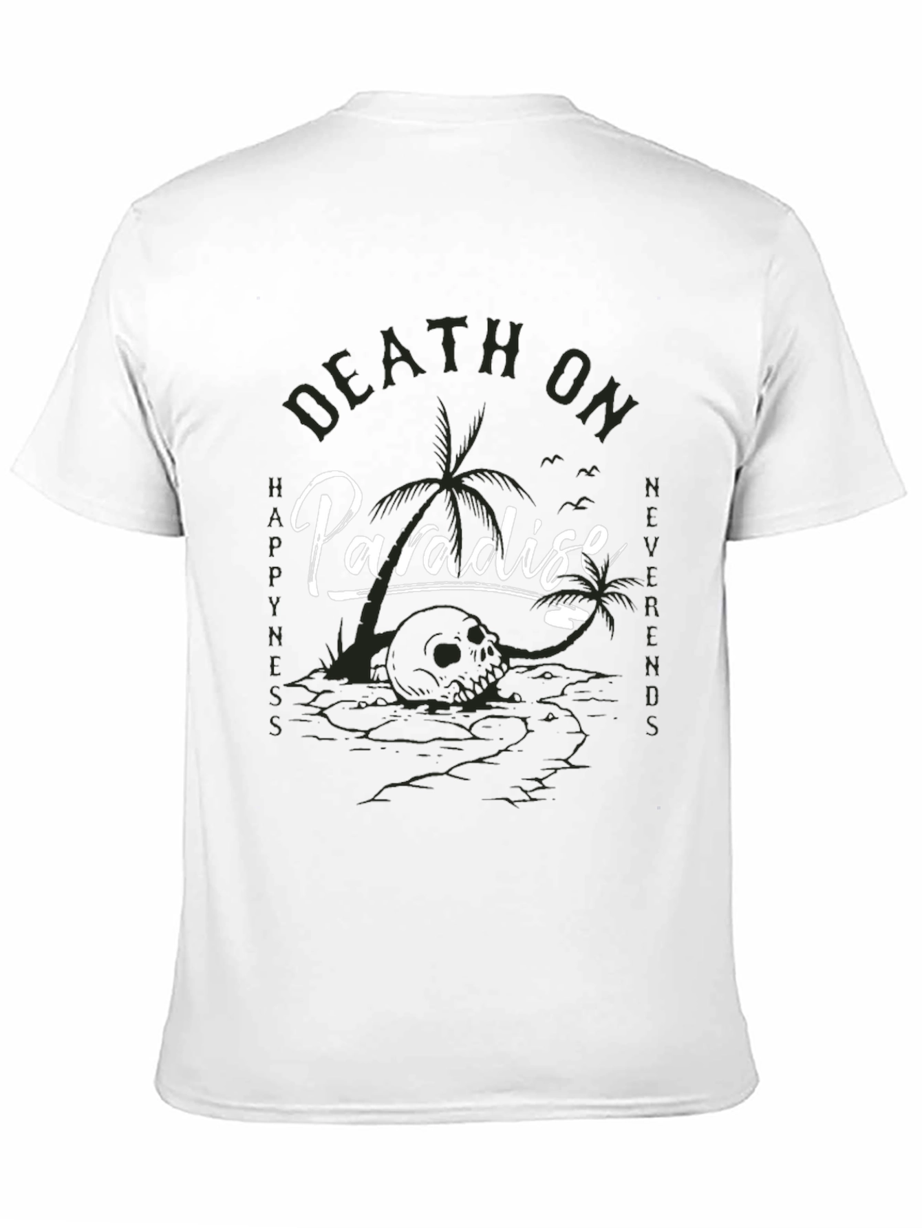 Death On Paradise Graphic T-Shirt