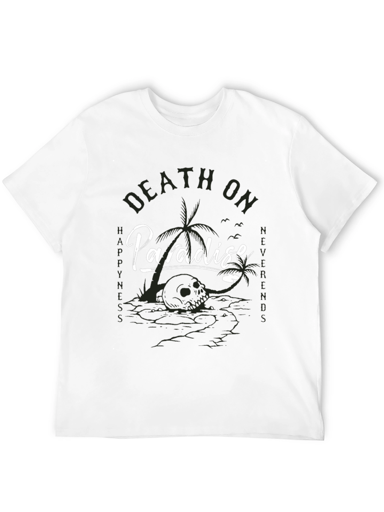 Death On Paradise Graphic T-Shirt