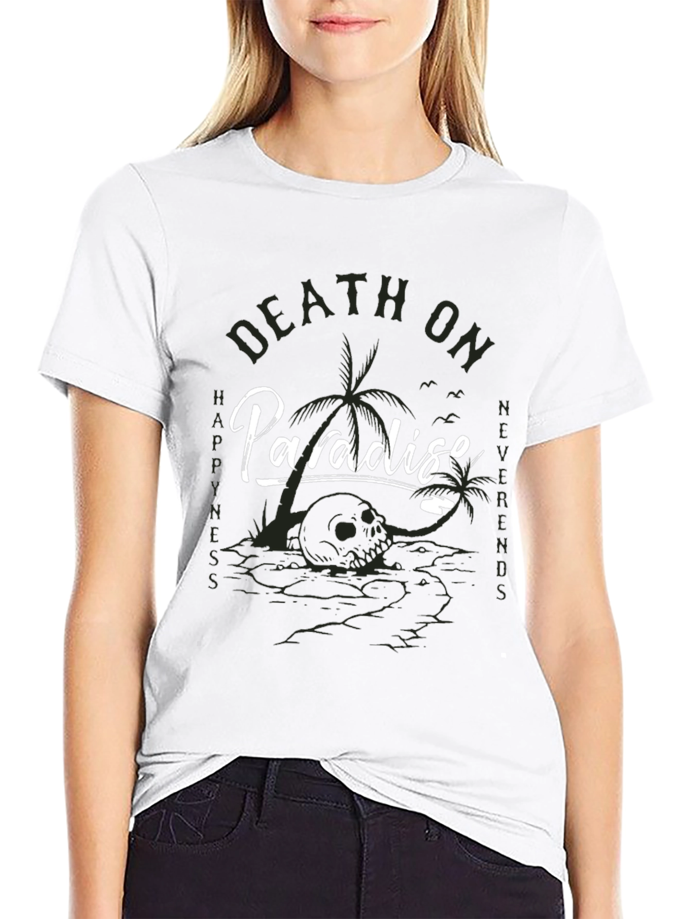 Death On Paradise Graphic T-Shirt