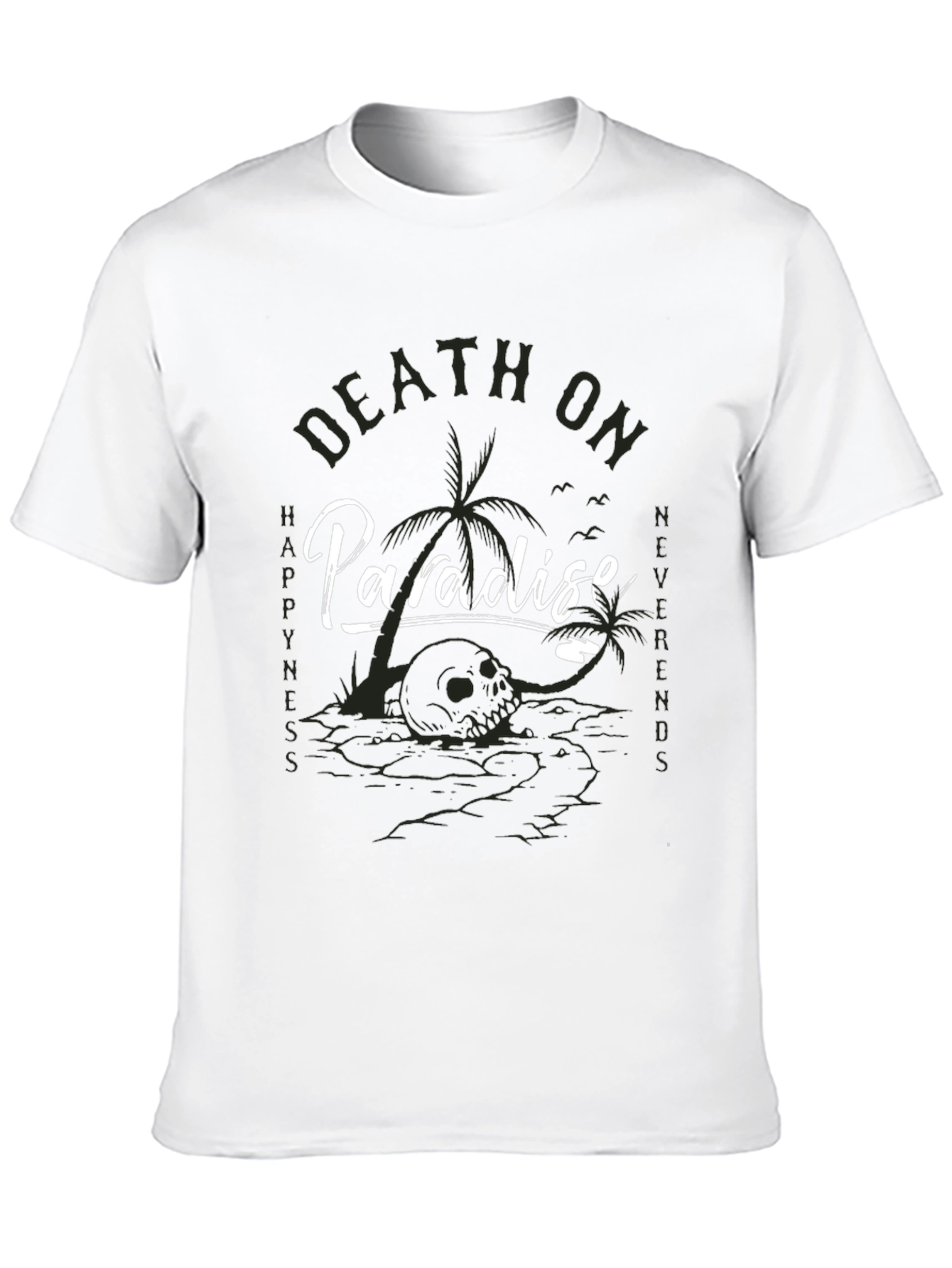 Death On Paradise Graphic T-Shirt