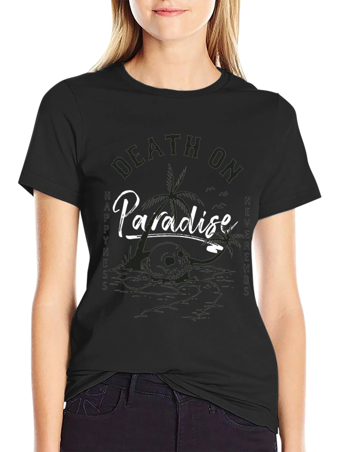 Death On Paradise Graphic T-Shirt