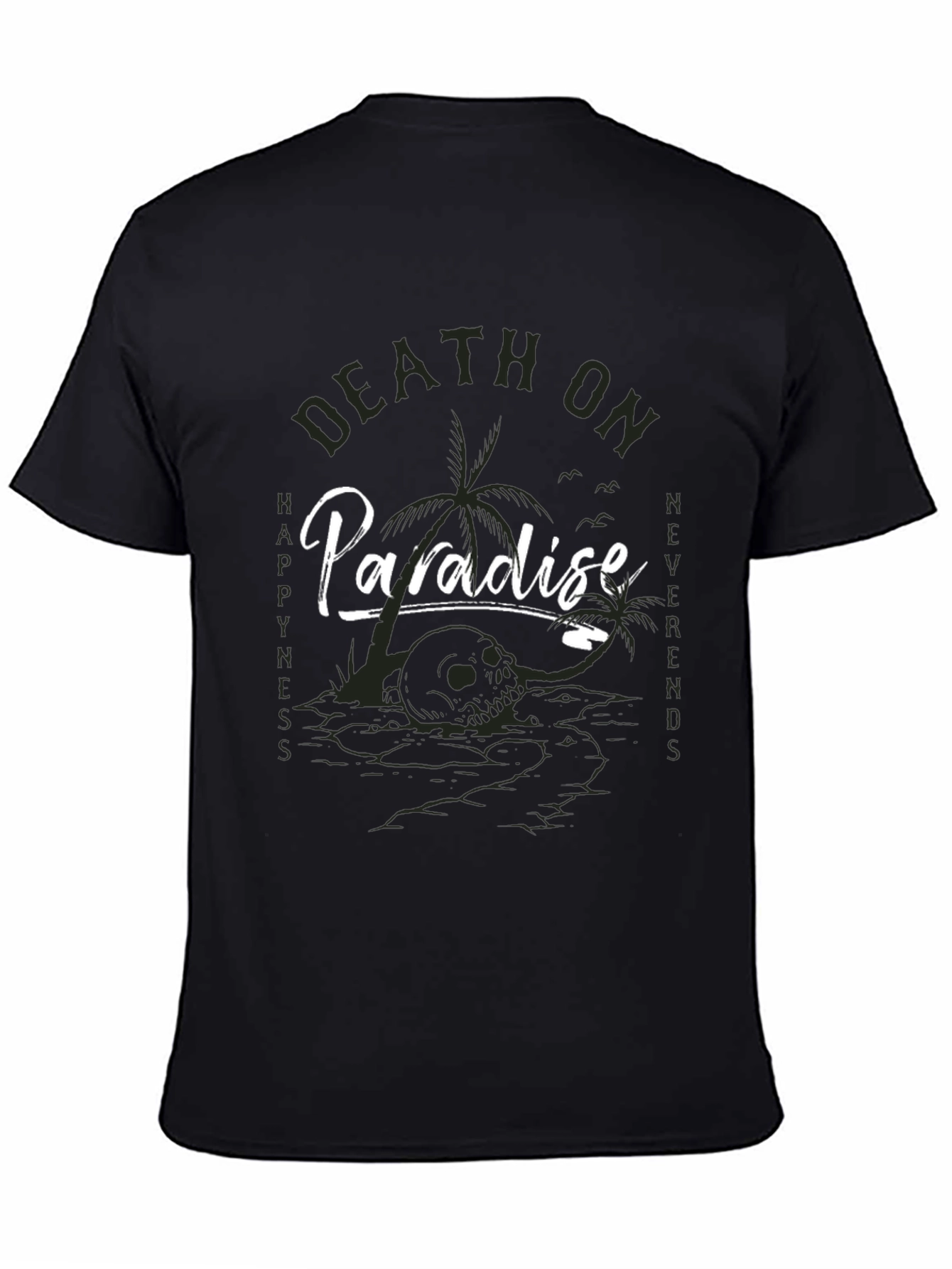 Death On Paradise Graphic T-Shirt