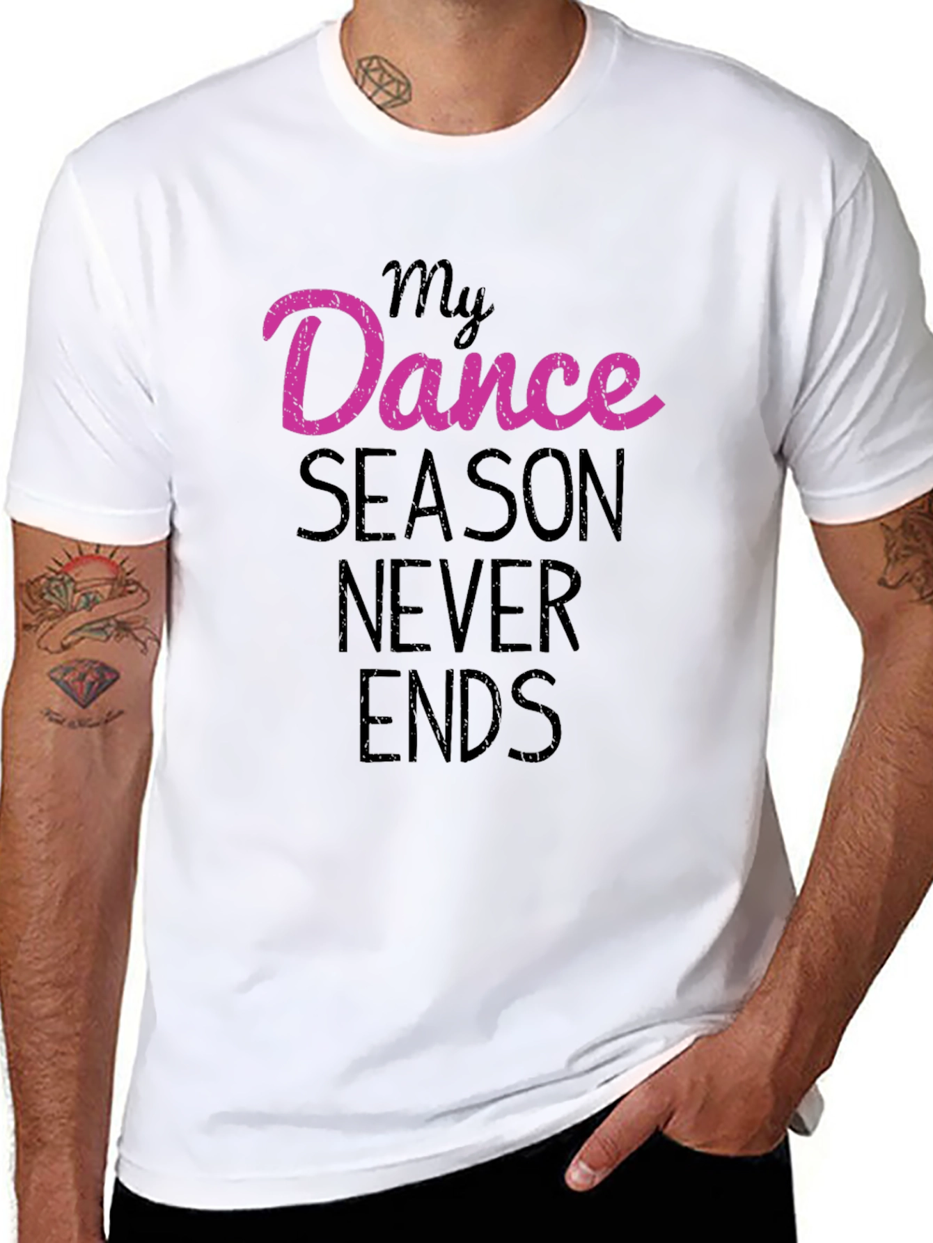 My Dance Season Never Ends Black T-Shirt